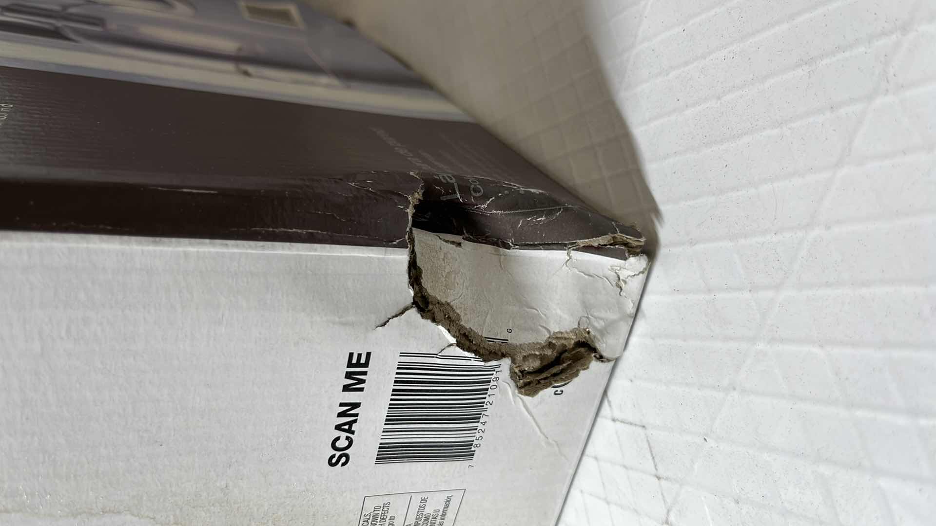 Photo 1 of HOME DECORATORS COLLECTION GARRIDAN COLLECTION SCONCE, BRUSHED NICKEL FINISH W CLEAR GLASS SHADE (1002 427 039)