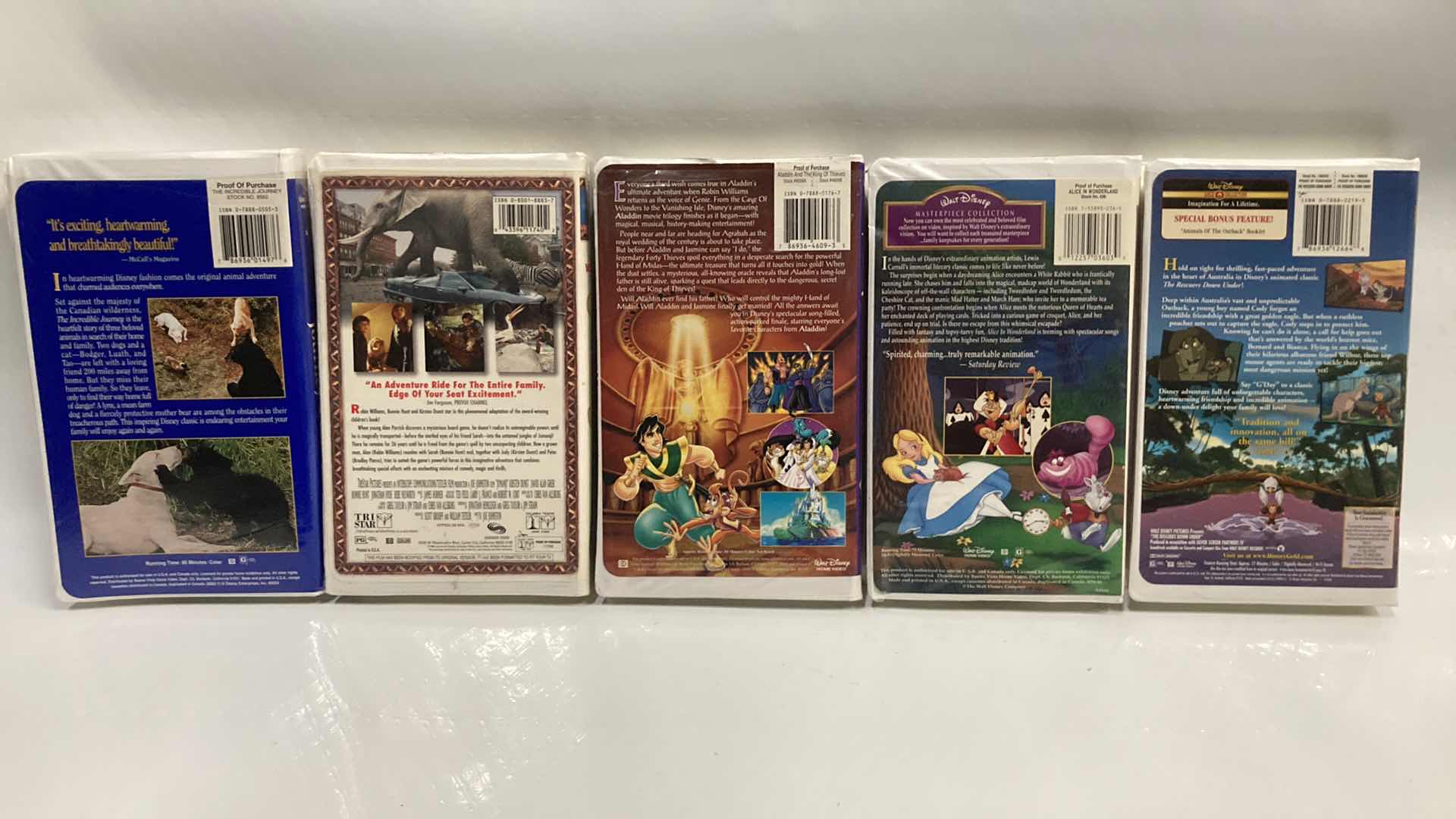 Photo 2 of DISNEY VHS MOVIE CLASSICS (5)