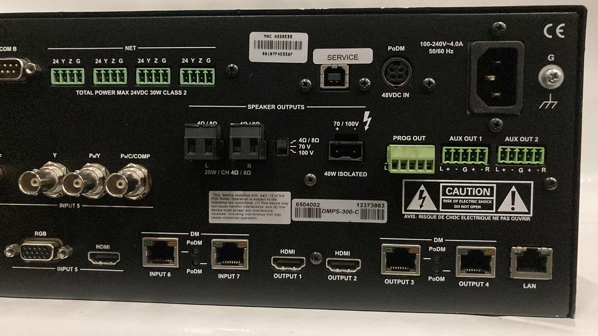 Photo 1 of CRESTRON PROFESSIONAL MEDIA SYSTEM MODEL DMPS-300-C