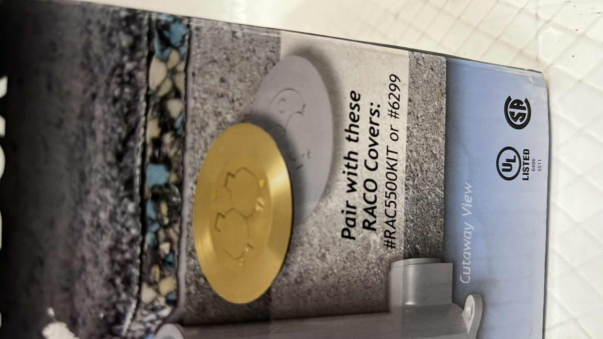 Photo 1 of NEW HUBBELL-RACO CONCRETE FLOOR BOX (#5511)