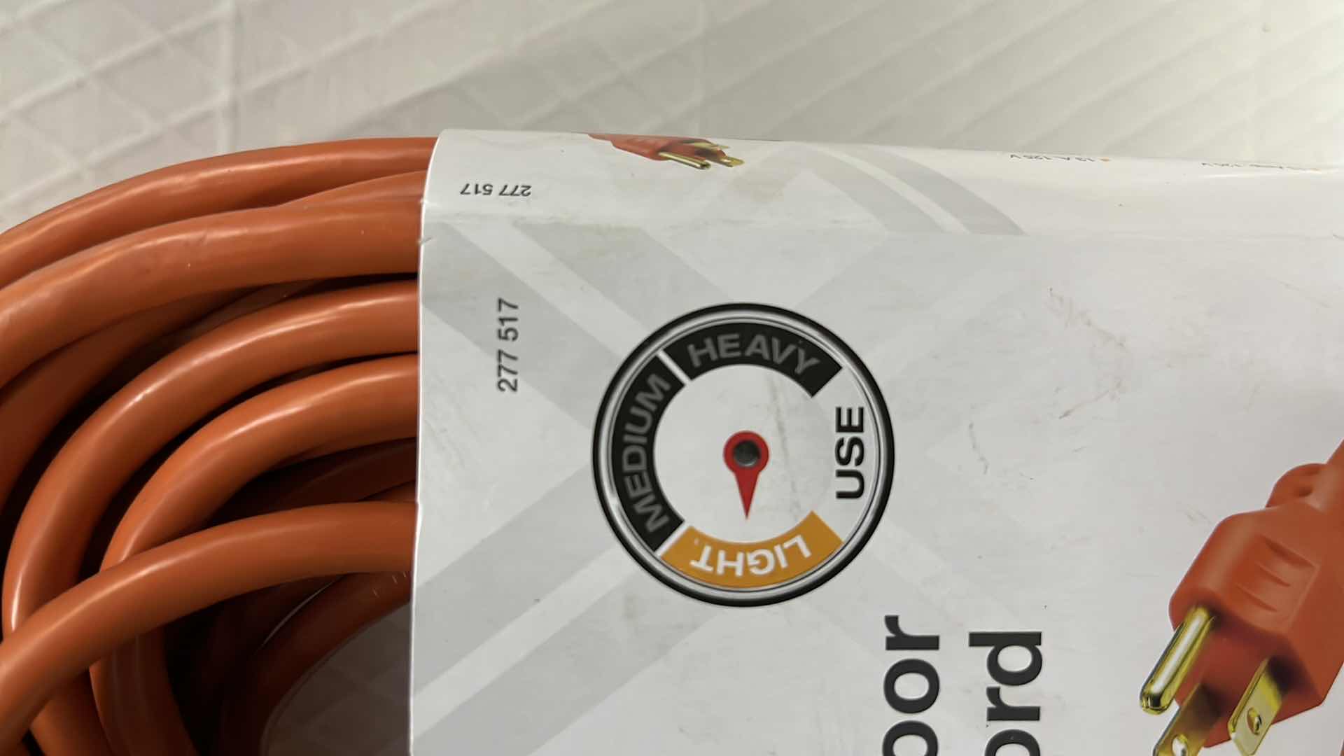 Photo 1 of 2- NEW HDX 50 FT INDOOR/OUTDOOR EXTENSION CORD, 16 GAUGE 13 AMP 125 VOLT (#277 517)