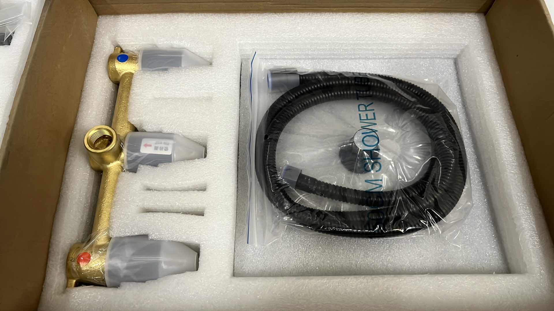 Photo 1 of NEW IHOME ADORE BATHROOM SHOWER SYSTEM, BLACK (#RCS81009MB)