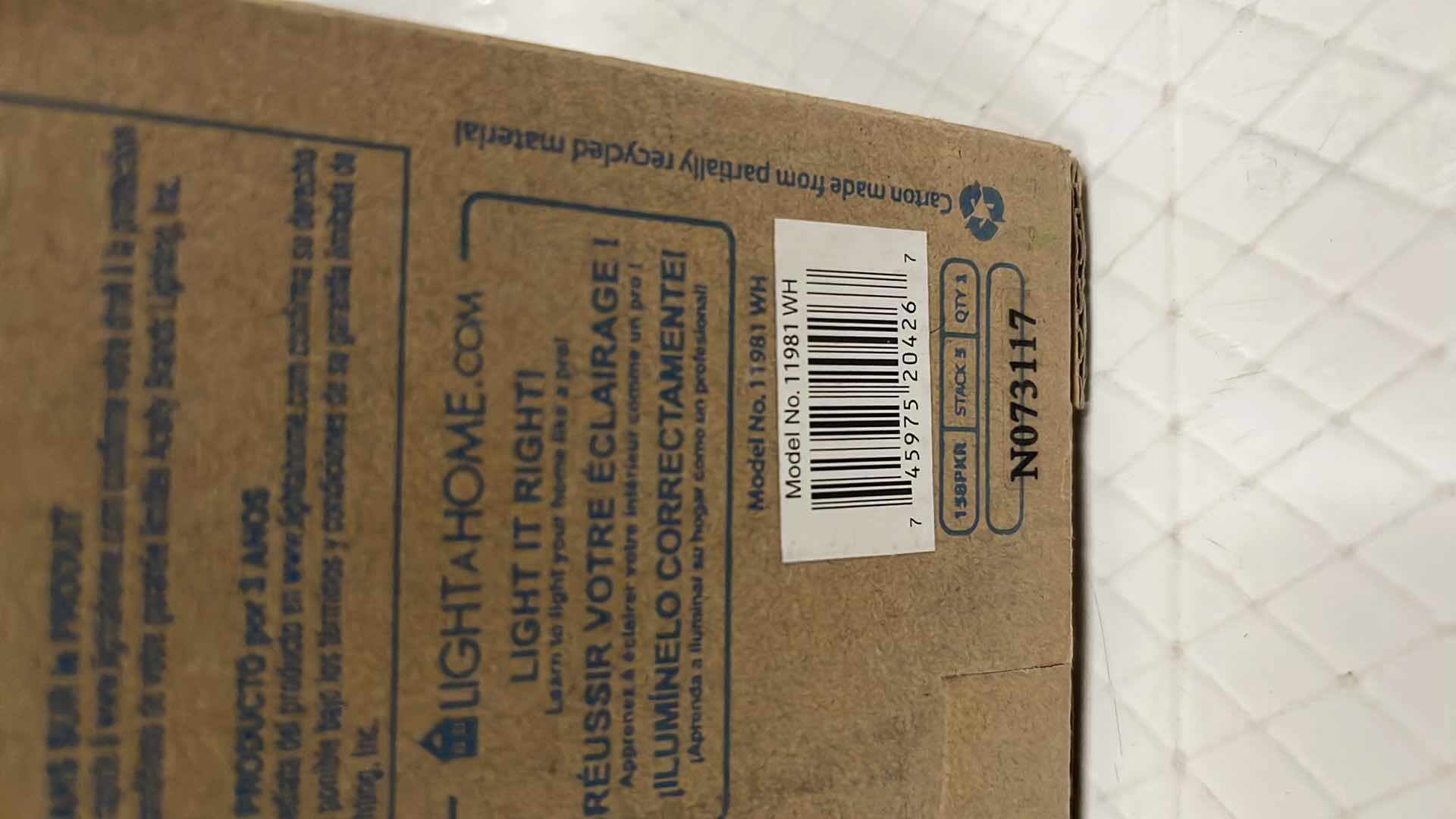 Photo 1 of NEW LITHONIA LIGHTING GLOBE CEILING LIGHT FIXTURE (#11981 WH)