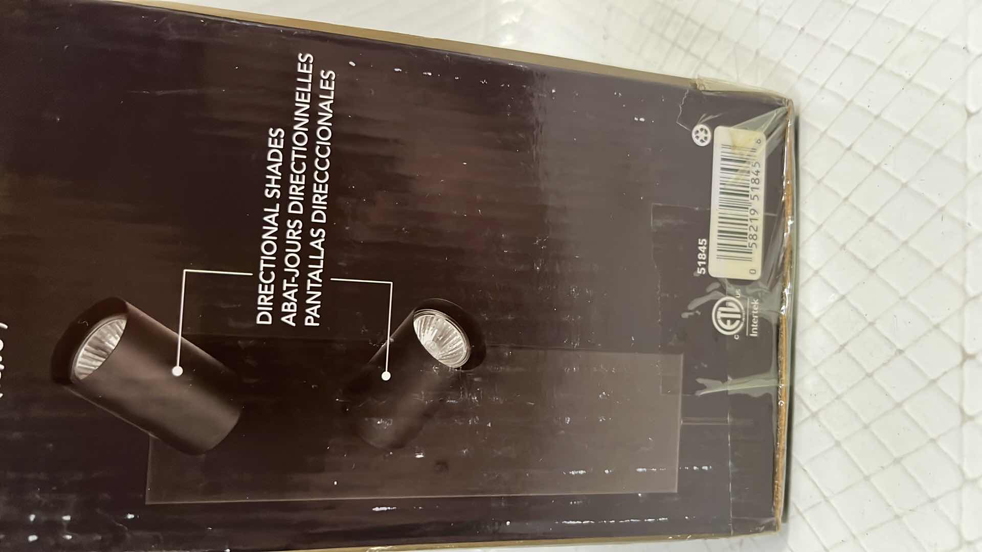 Photo 1 of NEW GLOBE DAVIES PLUG-IN WALL SCONCE, MATTE BLACK W BRAIDED FABRIC CORD (#51845)