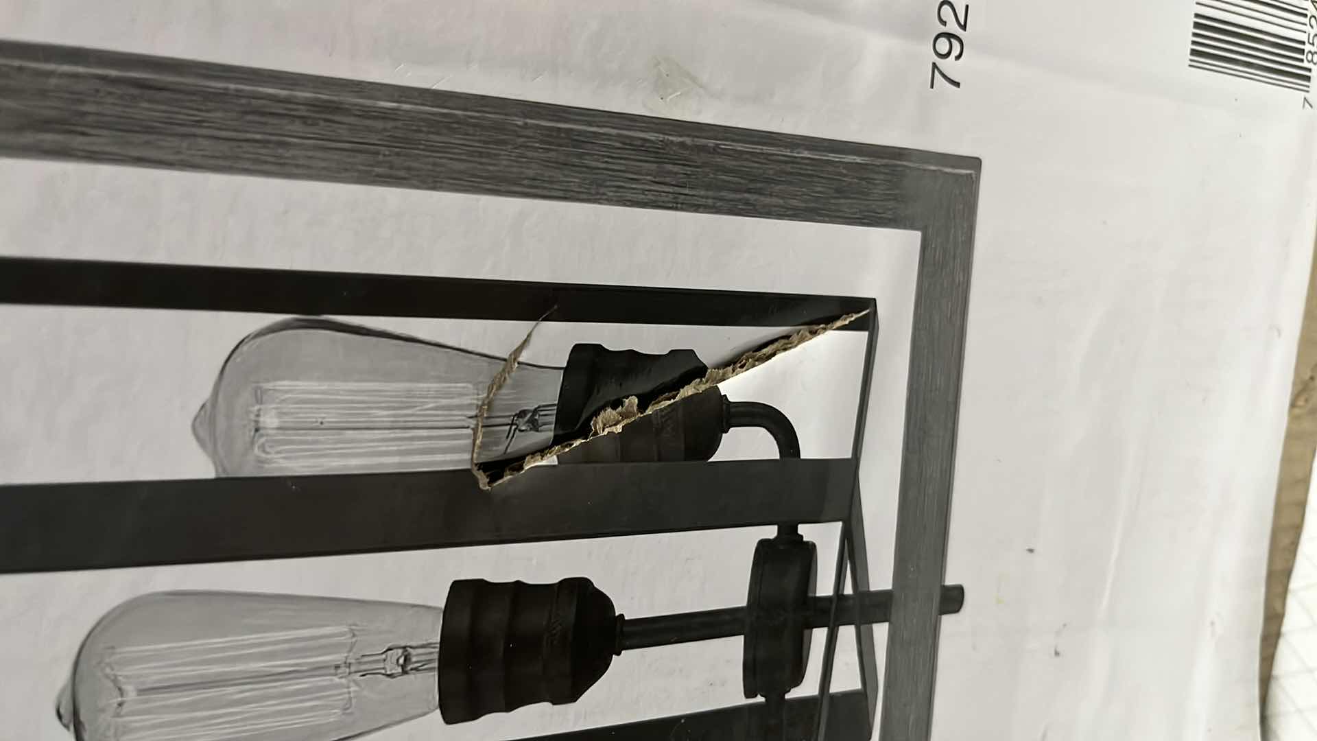 Photo 1 of NEW HOME DECORATORS COLLECTION PALERMO GROVE PENDANT, GRAPHITE FINISH W BLEACHED OAK ACCENTS (#7921HDCGRDI)