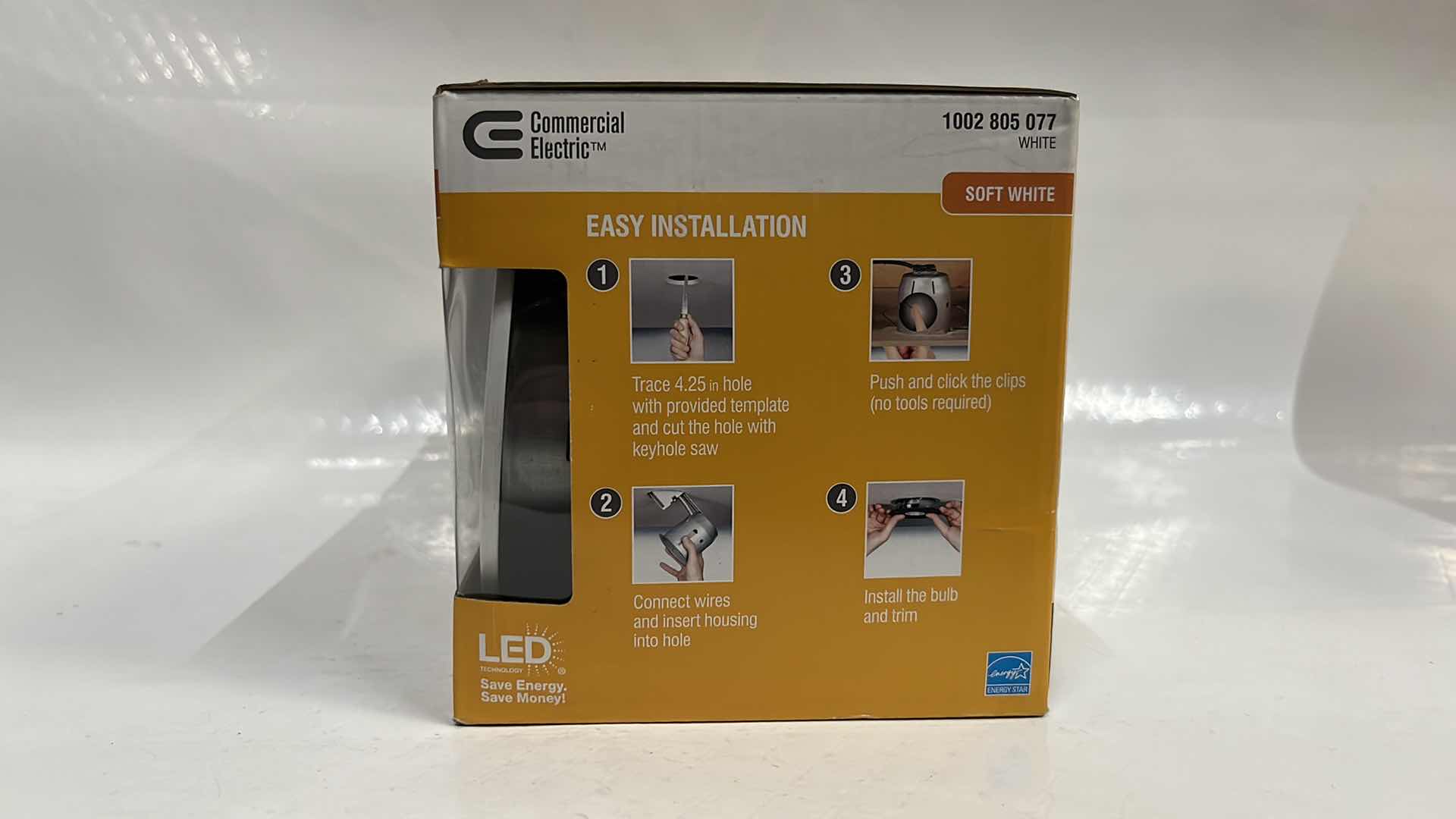 Photo 1 of NEW COMMERCIAL ELECTRIC 5” DIRECTIONAL KIT W LED BULB, SOFT WHITE (1002 805 077)