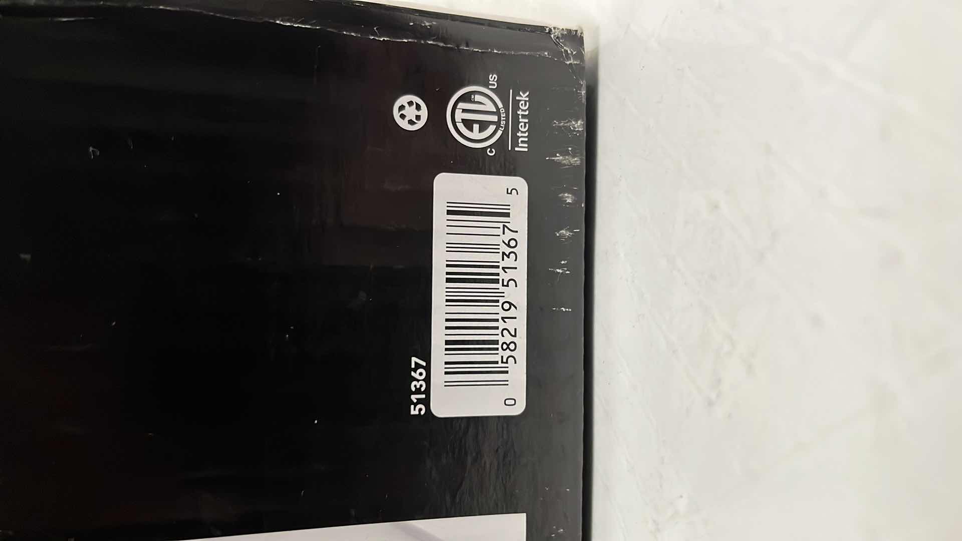 Photo 1 of NEW GLOBE ELECTRIC HARROW WALL SCONCE, MATTE BLACK W GOLD ACCENT, 9.3” X 10.6”H (#51367)