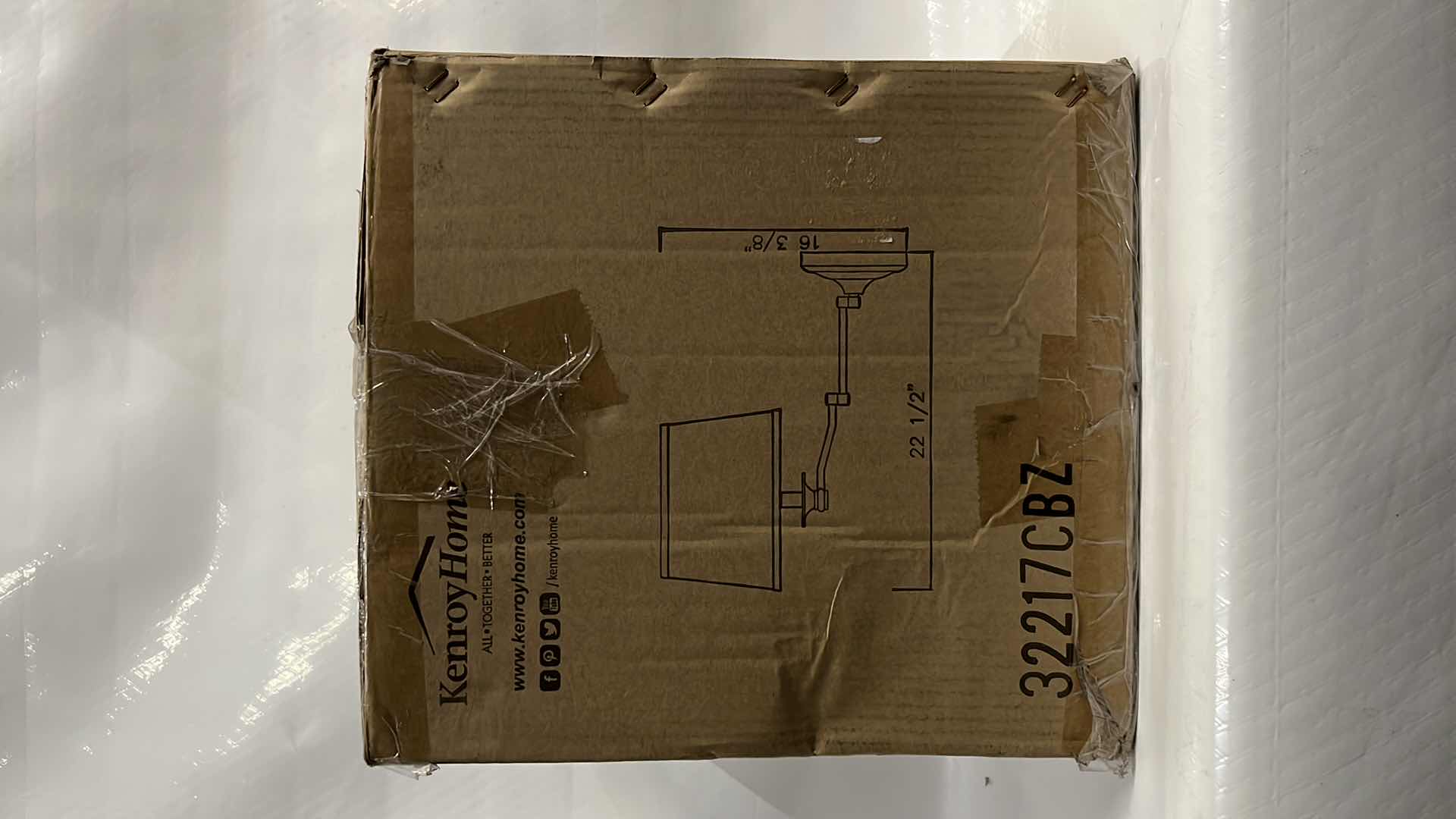 Photo 1 of NEW KENROY HOME RIVERSIDE SWING ARM CONVERTIBLE LAMP, BRUSHED STEEL FINISH (#32217)