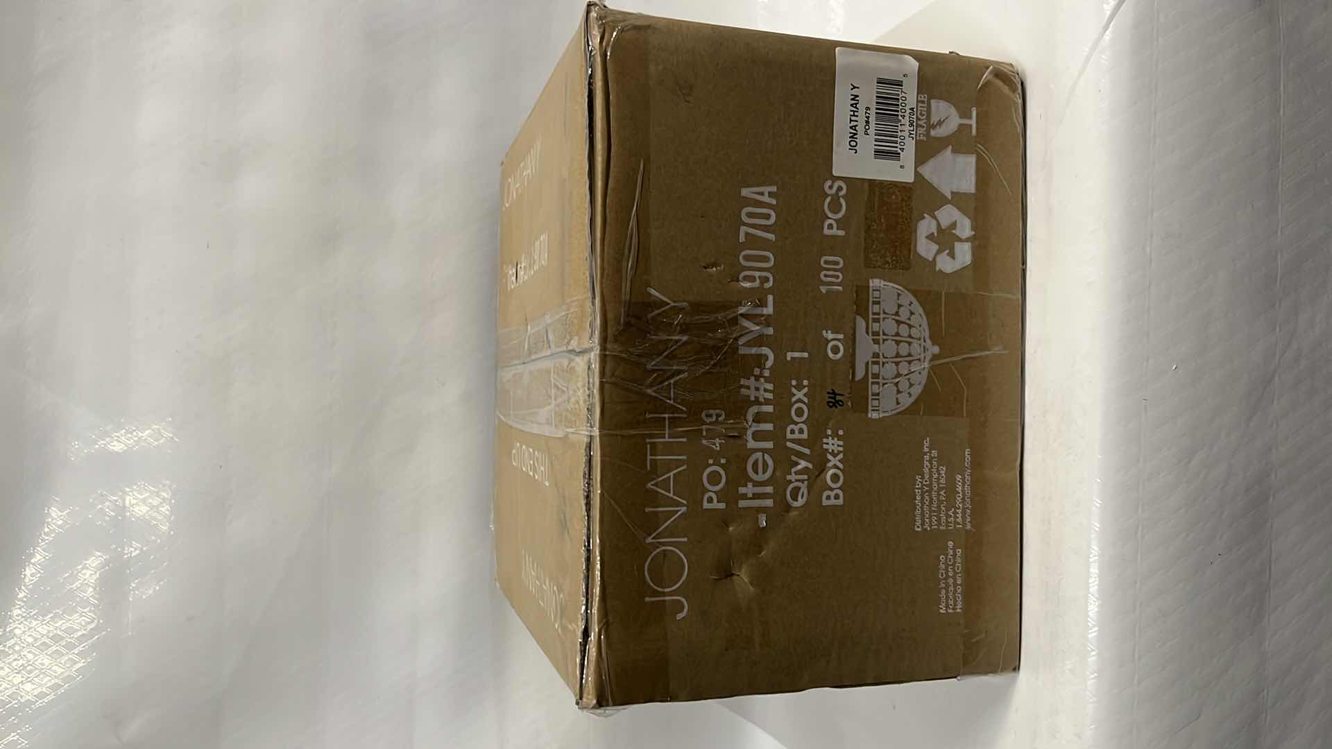 Photo 1 of NEW JONATHAN Y DESIGNS BILLIE 12” BLACK FINISH W CRYSTAL FLOWER ACRYLIC SHADE LED SEMI-FLUSH MOUNT (#JYL9070A)