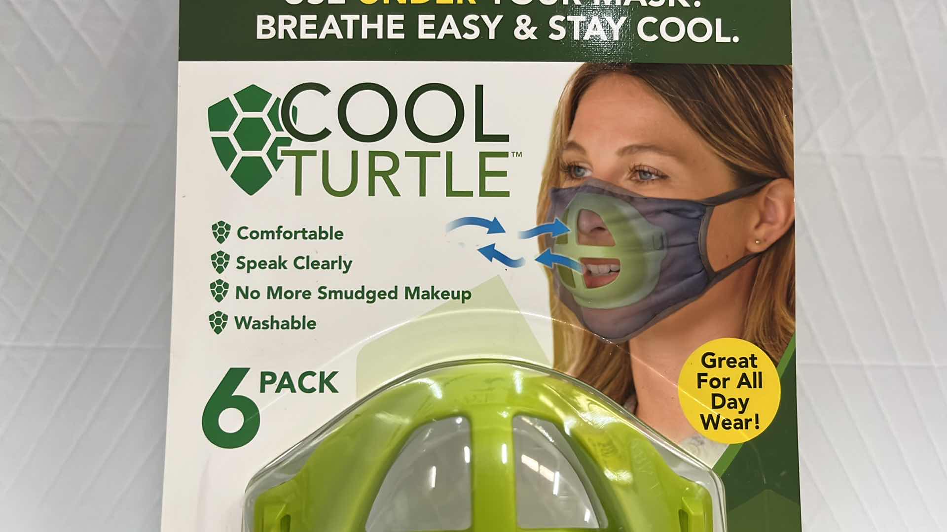 Photo 1 of 5- NEW COOL TURTLE 6-PACK NON-MEDICAL MASK ENHANCER