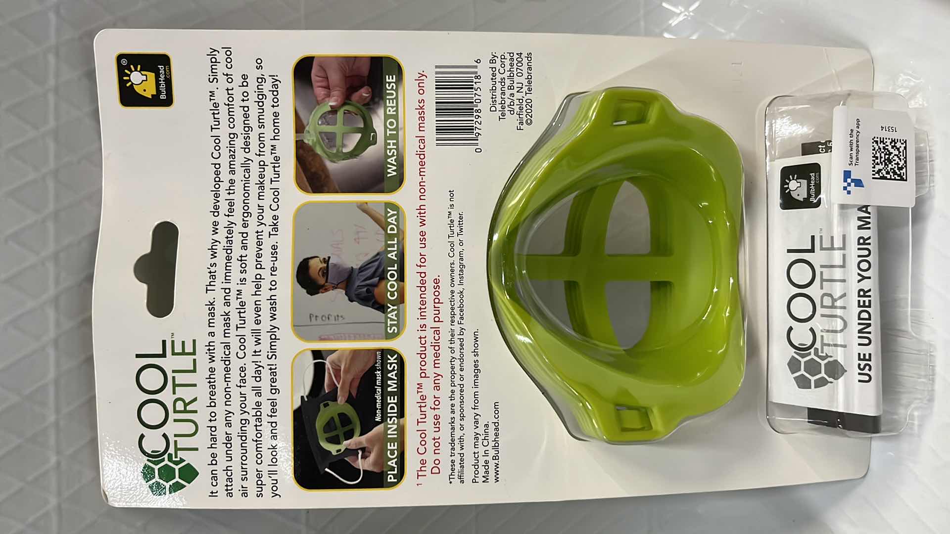 Photo 1 of 5- NEW COOL TURTLE 6-PACK NON-MEDICAL MASK ENHANCER