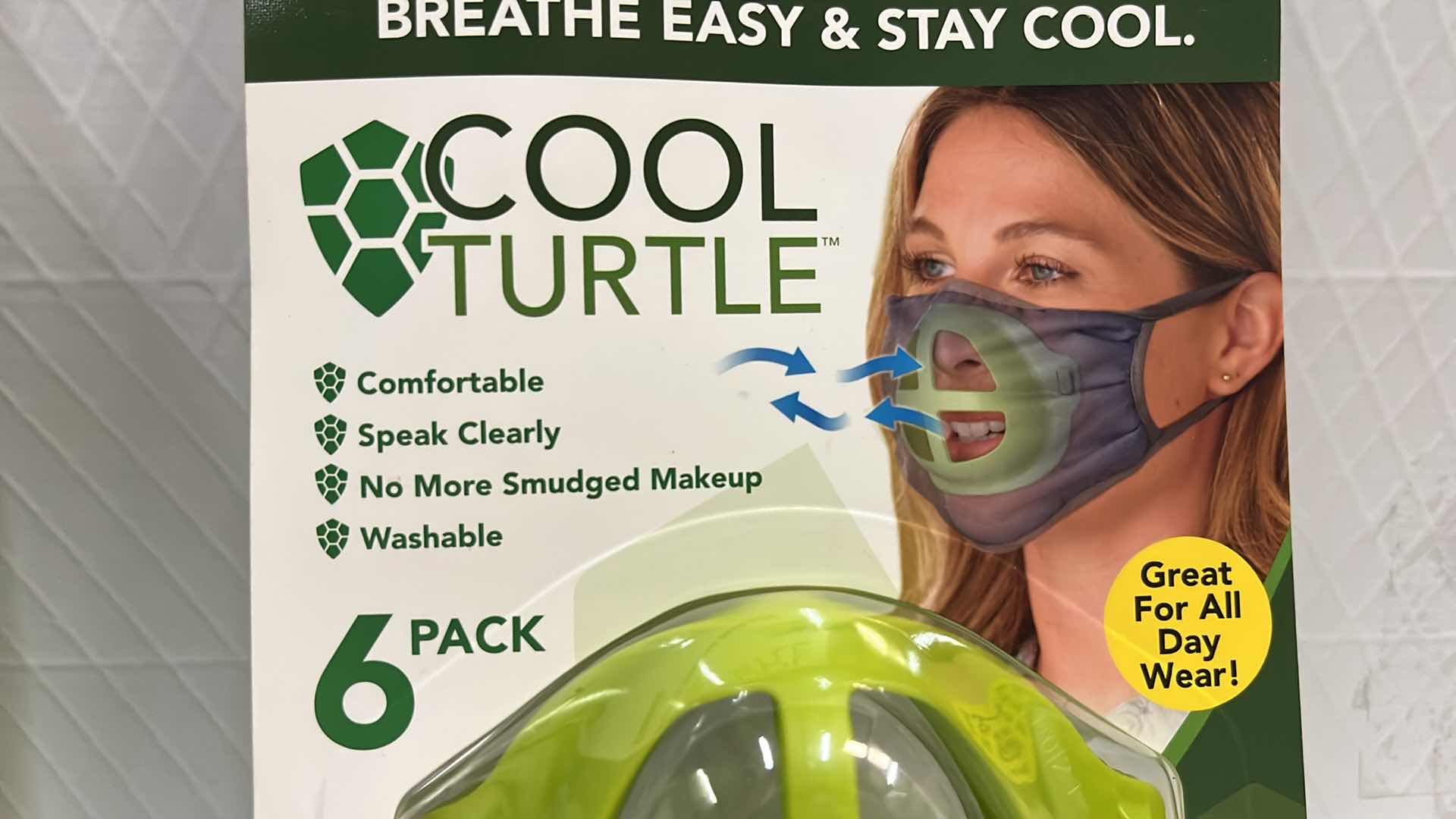 Photo 1 of 5- NEW COOL TURTLE 6-PACK NON-MEDICAL MASK ENHANCER