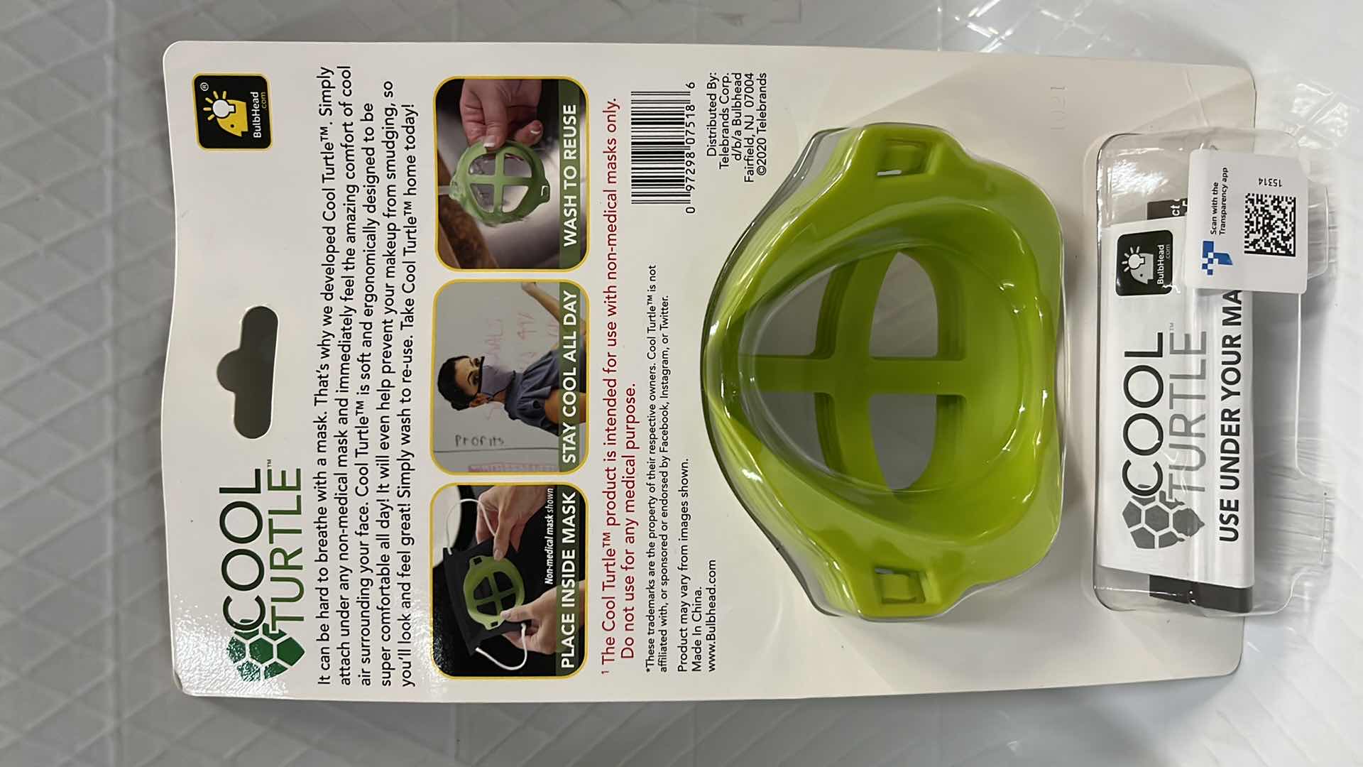 View 4 of 5- NEW COOL TURTLE 6-PACK NON-MEDICAL MASK ENHANCER