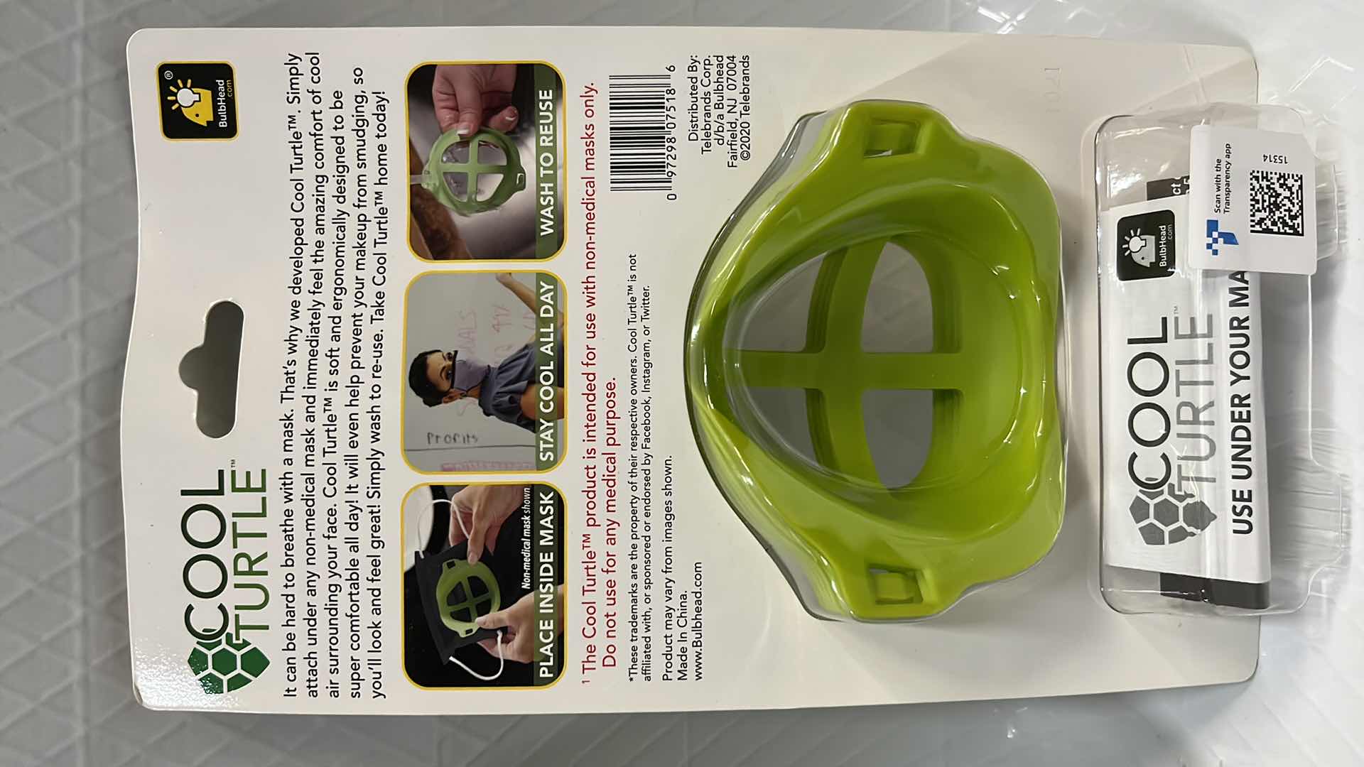 Photo 1 of 5- NEW COOL TURTLE 6-PACK NON-MEDICAL MASK ENHANCER