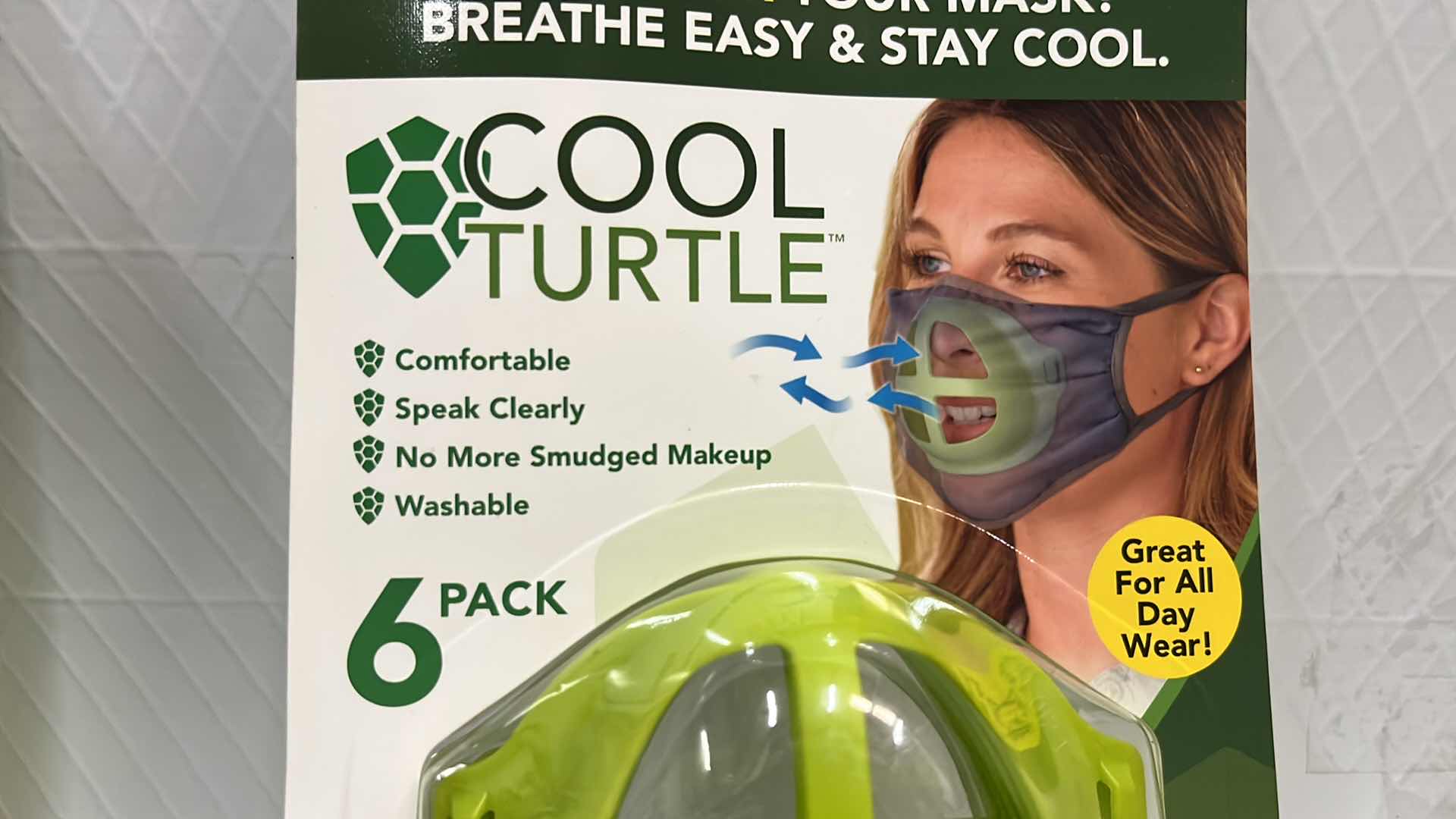 Photo 1 of 5- NEW COOL TURTLE 6-PACK NON-MEDICAL MASK ENHANCER