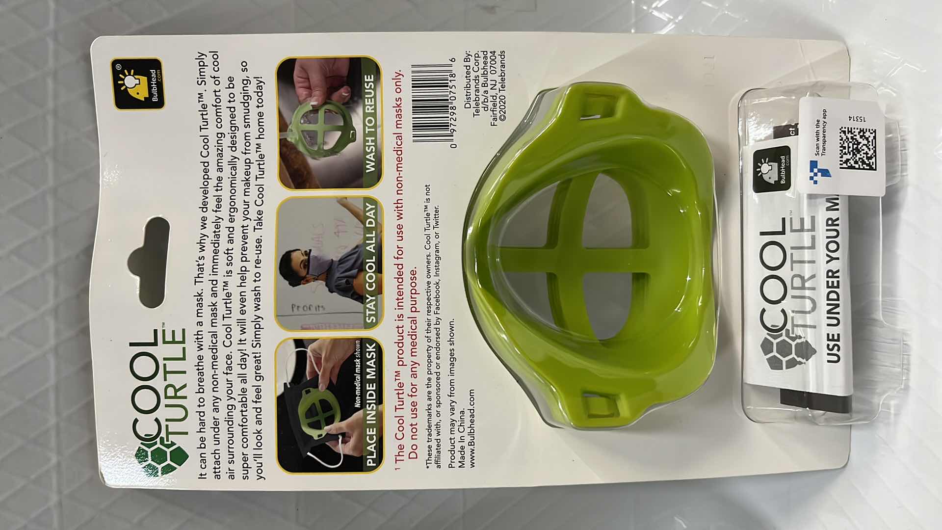 Photo 1 of 5- NEW COOL TURTLE 6-PACK NON-MEDICAL MASK ENHANCER