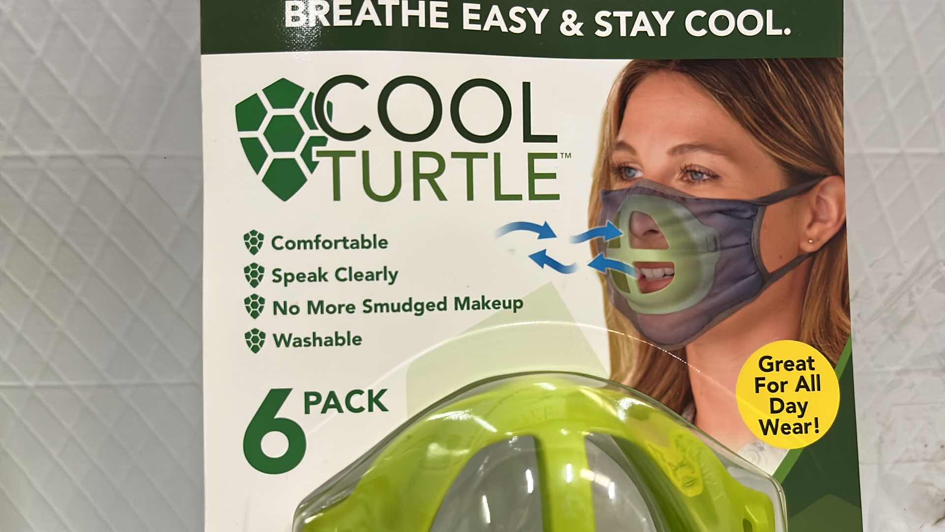 Photo 1 of 5- NEW COOL TURTLE 6-PACK NON-MEDICAL MASK ENHANCER