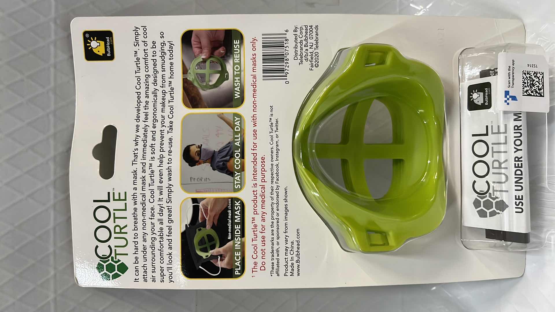 View 4 of 5- NEW COOL TURTLE 6-PACK NON-MEDICAL MASK ENHANCER