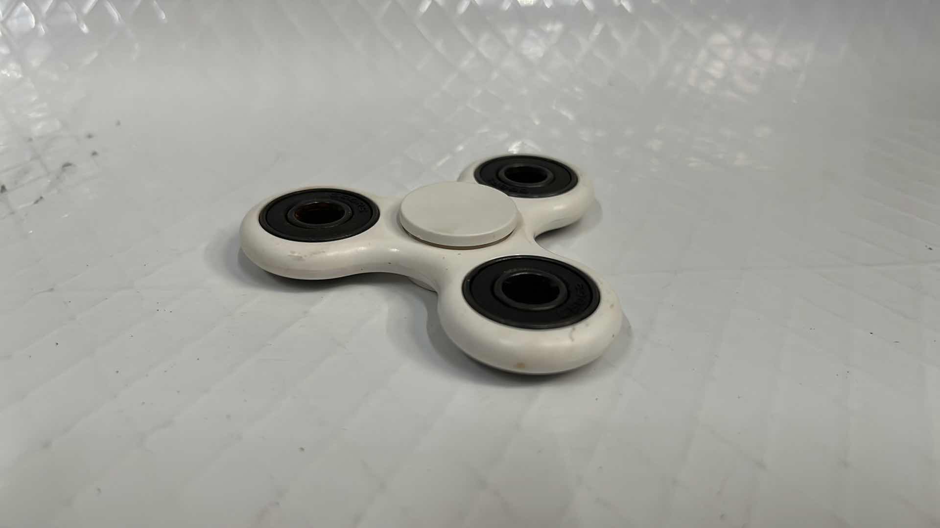 Photo 1 of 10- WHITE FIDGET SPINNER TOY, STRESS TOOL FINGER BALANCE FUN