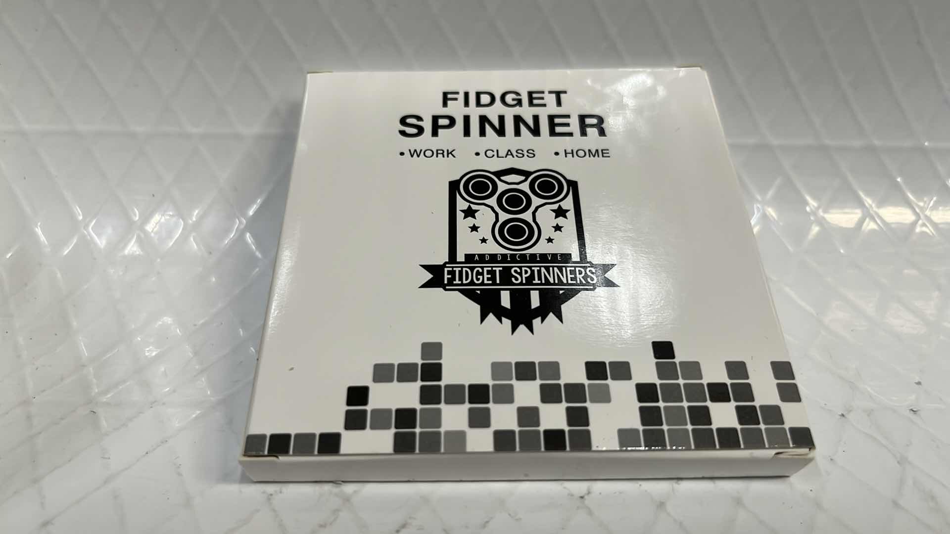 Photo 1 of 10- WHITE FIDGET SPINNER TOY, STRESS TOOL FINGER BALANCE FUN