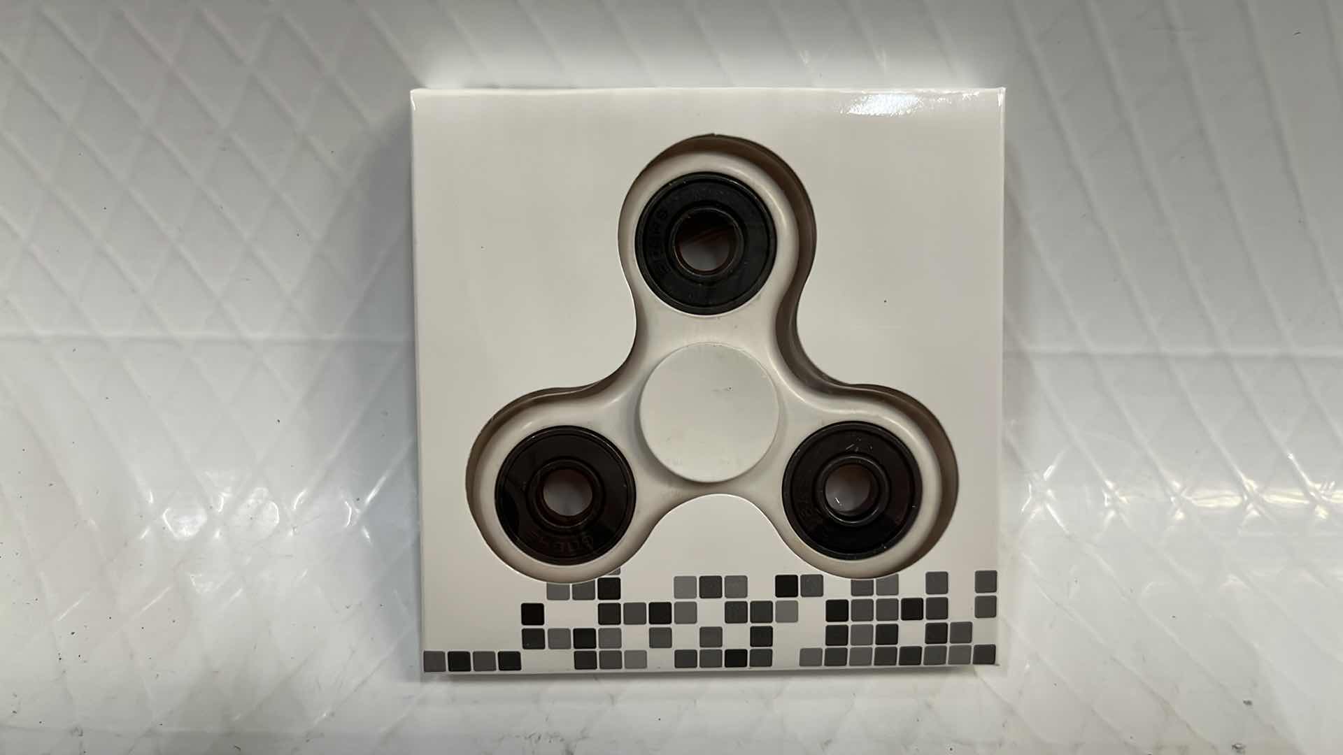 Photo 1 of 10- WHITE FIDGET SPINNER TOY, STRESS TOOL FINGER BALANCE FUN
