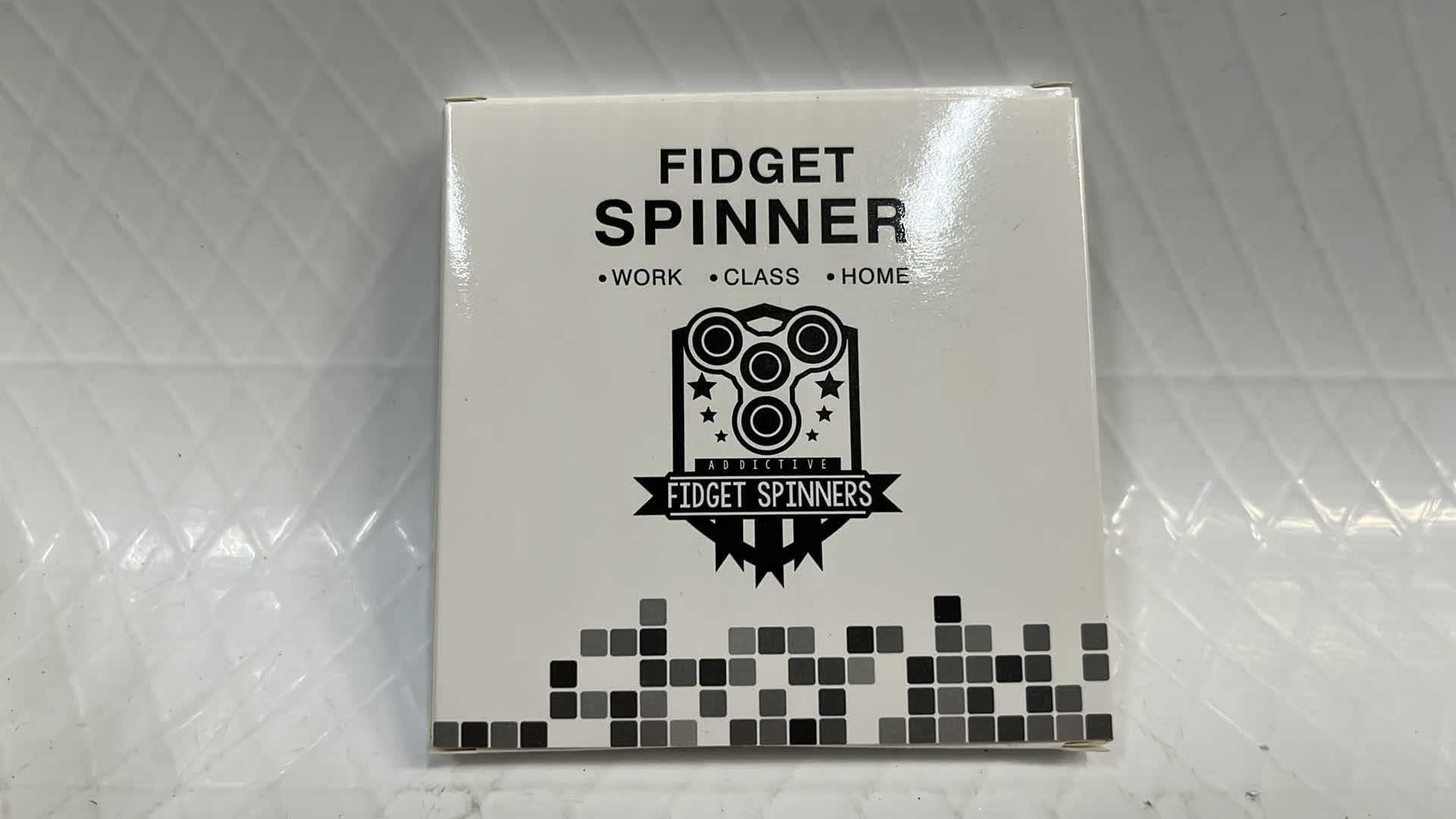 Photo 1 of 10- WHITE FIDGET SPINNER TOY, STRESS TOOL FINGER BALANCE FUN