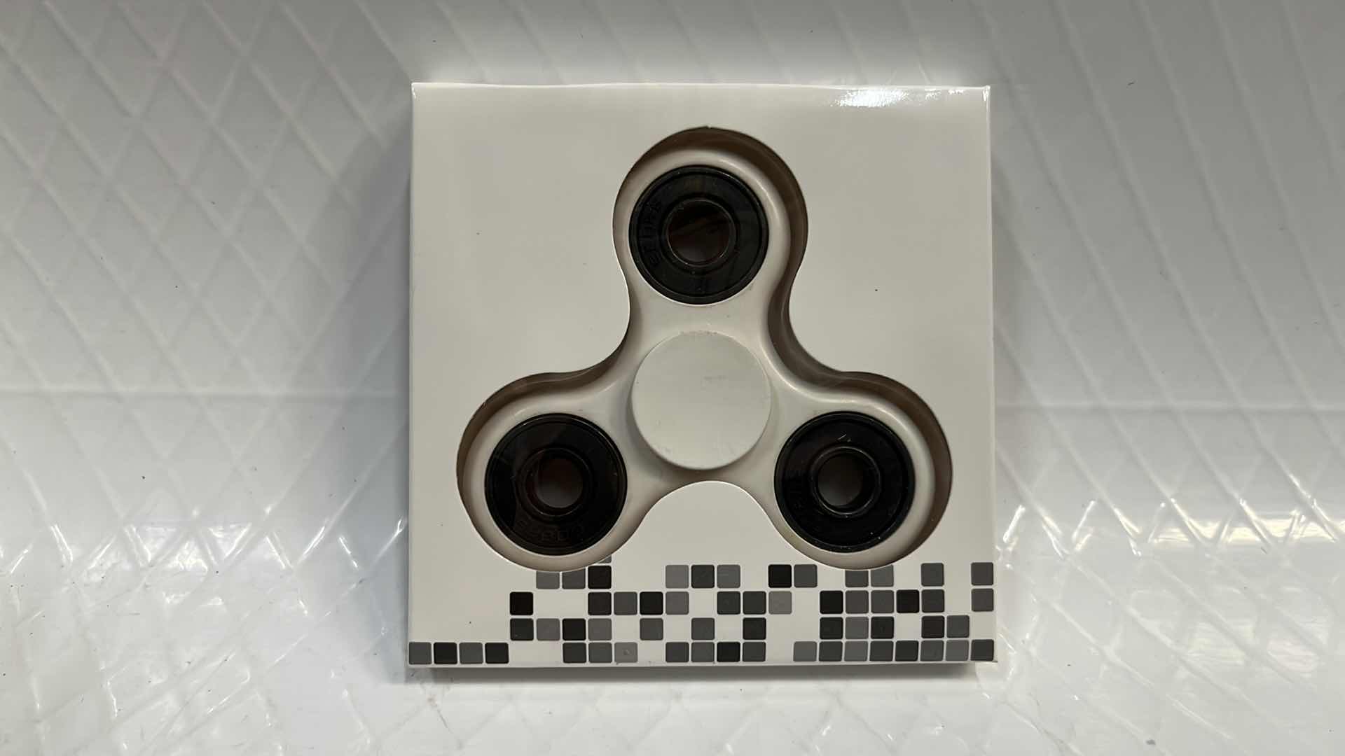 Photo 1 of 10- WHITE FIDGET SPINNER TOY, STRESS TOOL FINGER BALANCE FUN