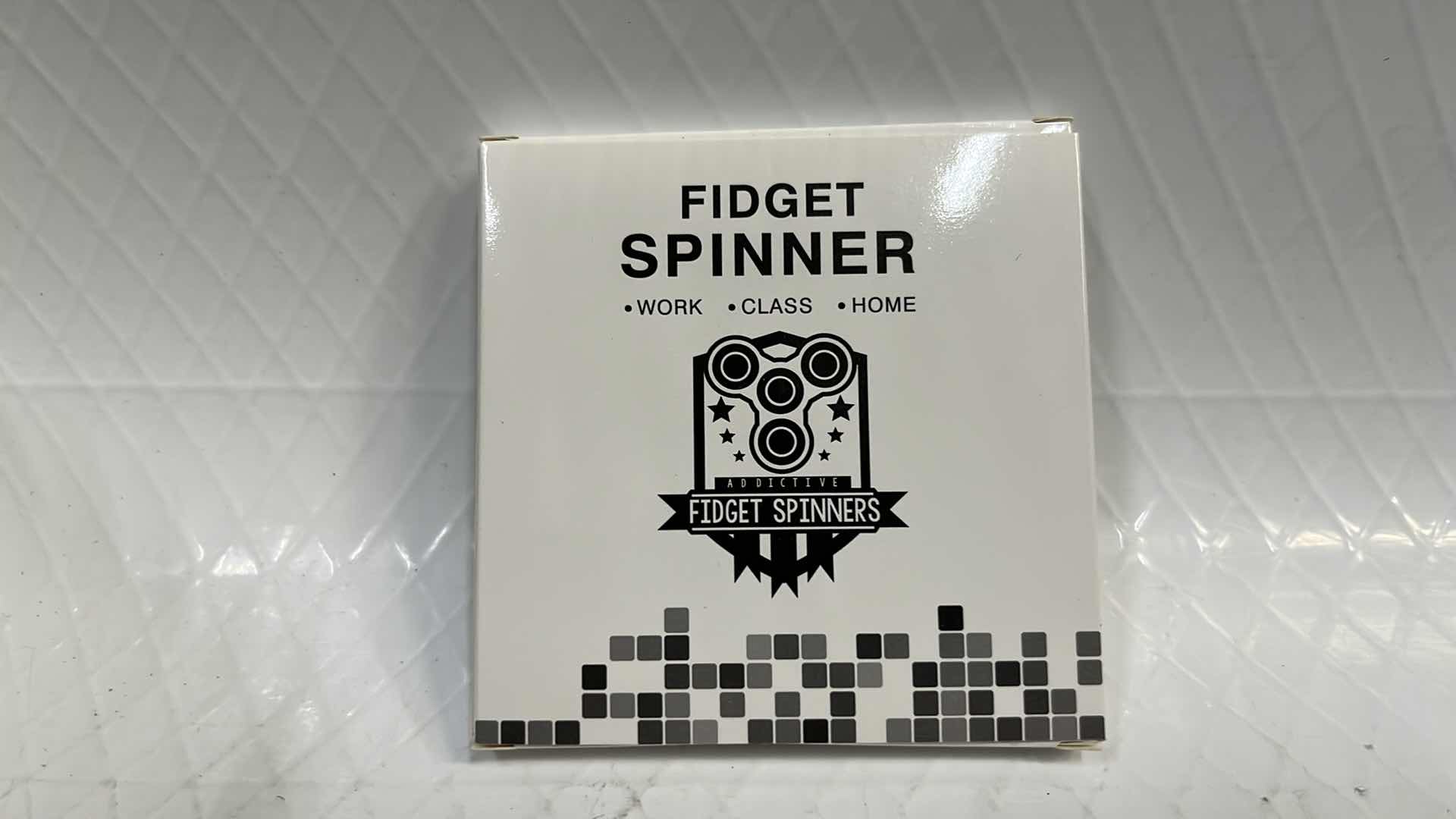 Photo 1 of 10- WHITE FIDGET SPINNER TOY, STRESS TOOL FINGER BALANCE FUN