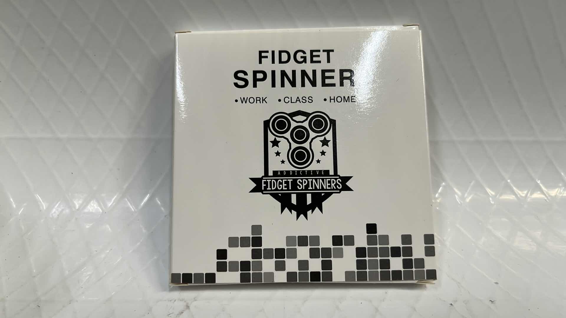 Photo 1 of 10- WHITE FIDGET SPINNER TOY, STRESS TOOL FINGER BALANCE FUN