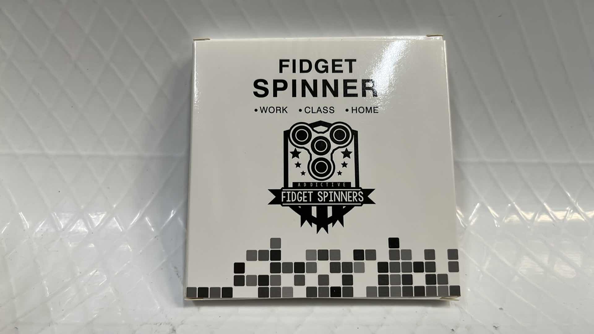 Photo 1 of 10- WHITE FIDGET SPINNER TOY, STRESS TOOL FINGER BALANCE FUN