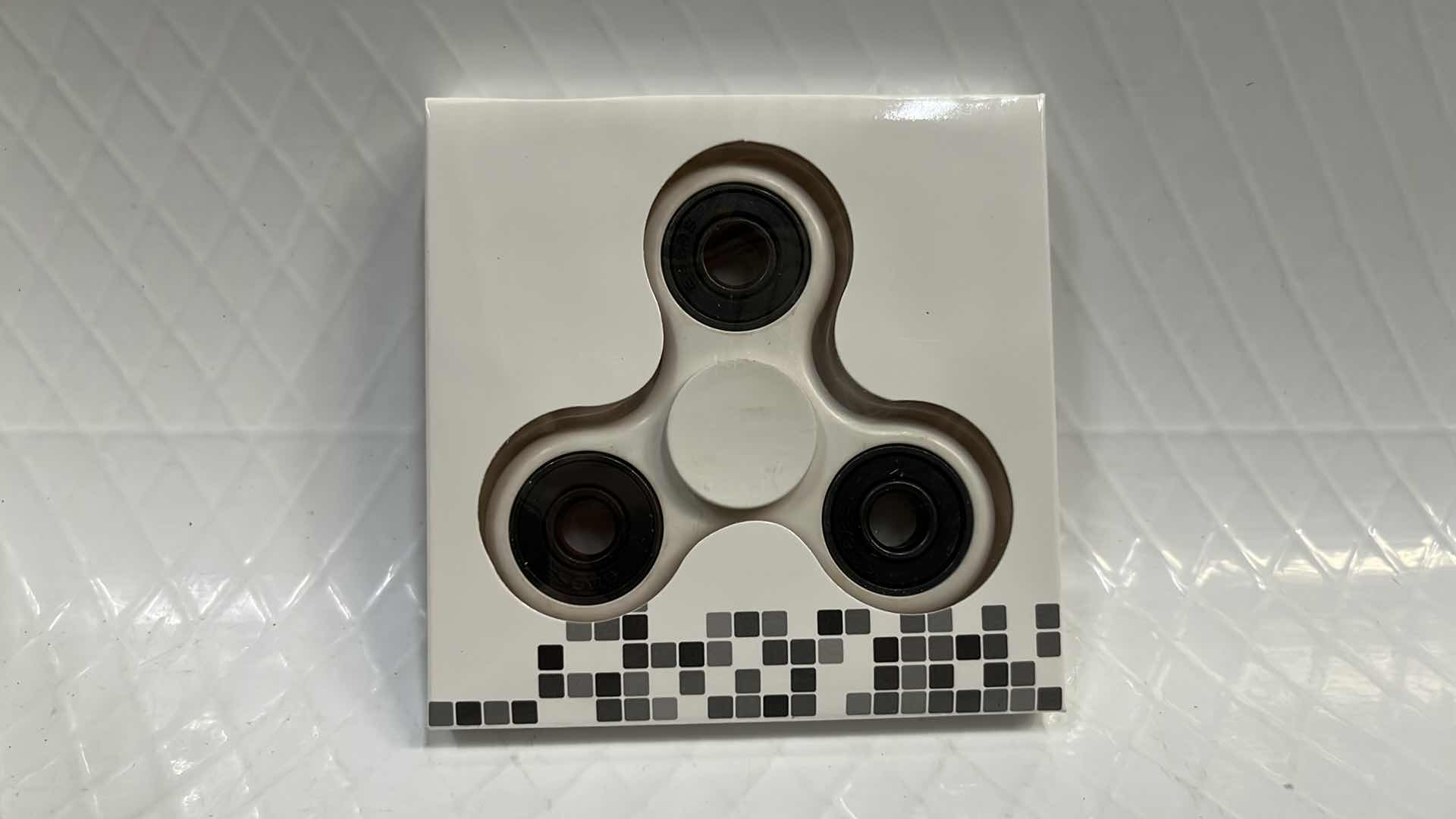 Photo 1 of 10- WHITE FIDGET SPINNER TOY, STRESS TOOL FINGER BALANCE FUN