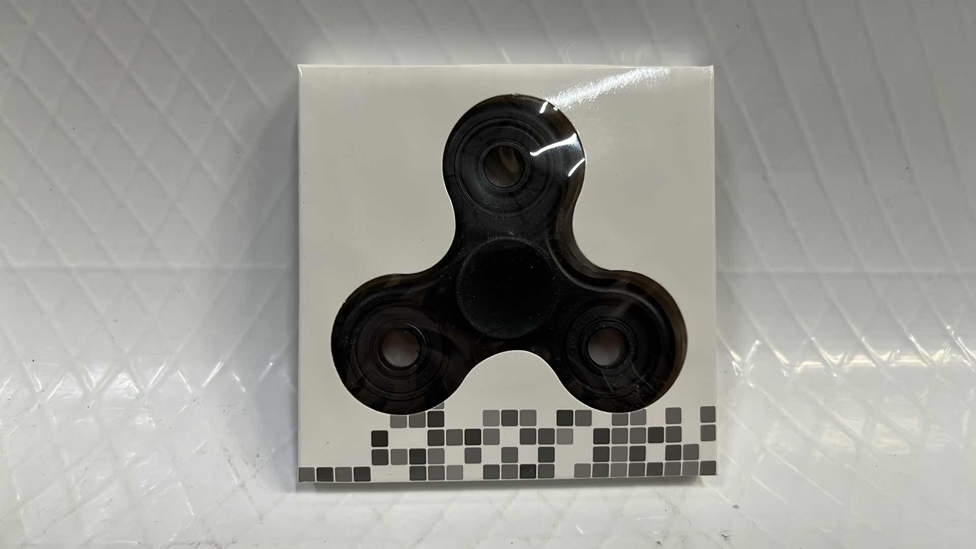 Photo 1 of 10- BLACK FIDGET SPINNER TOY, STRESS TOOL FINGER BALANCE FUN