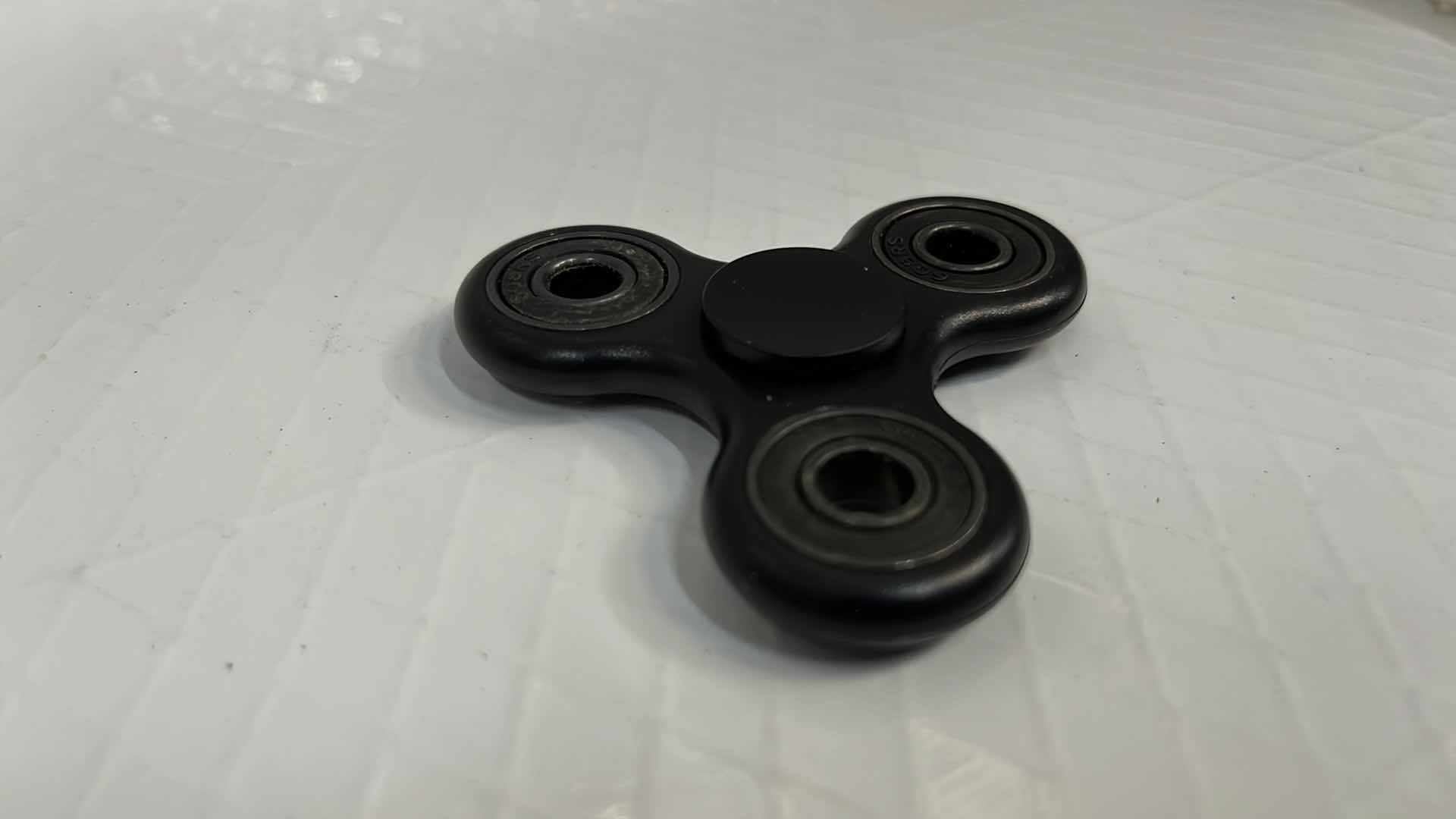 Photo 1 of 10- BLACK FIDGET SPINNER TOY, STRESS TOOL FINGER BALANCE FUN