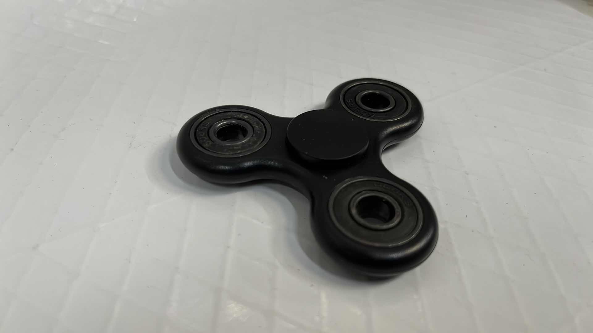 Photo 1 of 10- BLACK FIDGET SPINNER TOY, STRESS TOOL FINGER BALANCE FUN