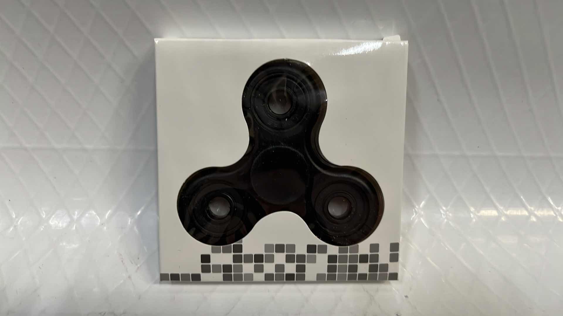 Photo 1 of 10- BLACK FIDGET SPINNER TOY, STRESS TOOL FINGER BALANCE FUN