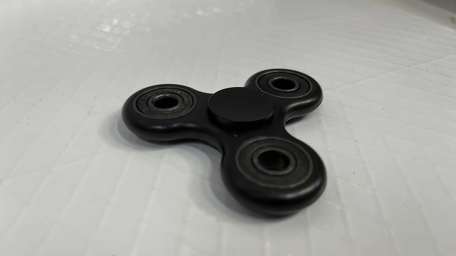 Photo 1 of 10- BLACK FIDGET SPINNER TOY, STRESS TOOL FINGER BALANCE FUN