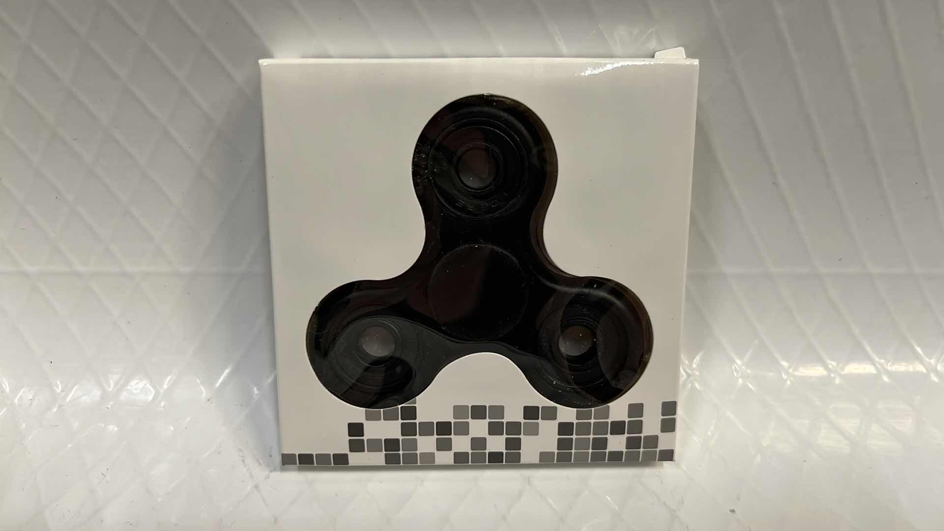 Photo 1 of 10- BLACK FIDGET SPINNER TOY, STRESS TOOL FINGER BALANCE FUN