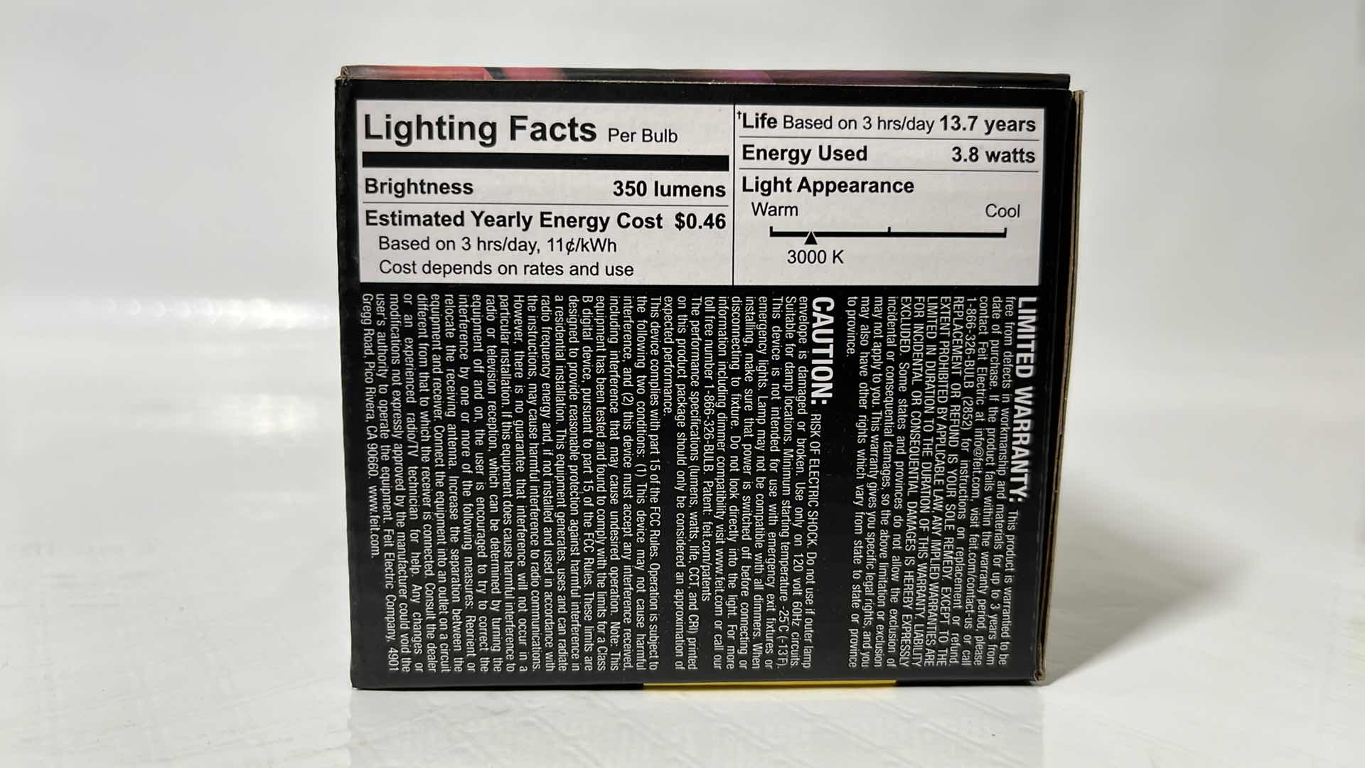 Photo 6 of 4- NEW FEIT ELECTRIC 40 WATT G25 LED DIMMABLE FILAMENT BULBS, BRIGHT WHITE 3000K, 3-PACK (G2540W930CA/FIL/3)