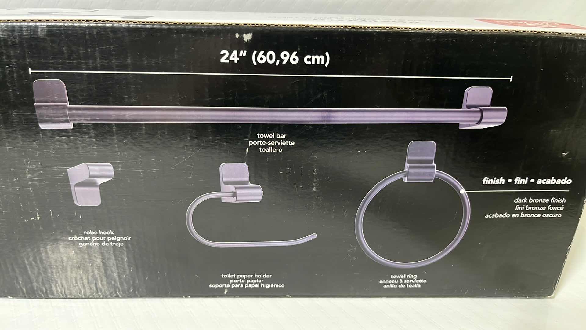 View 3 of NEW GLOBE ELECTRIC POSITANO 4-PC BATH SET, DARK BRONZE FINISH (#51699)