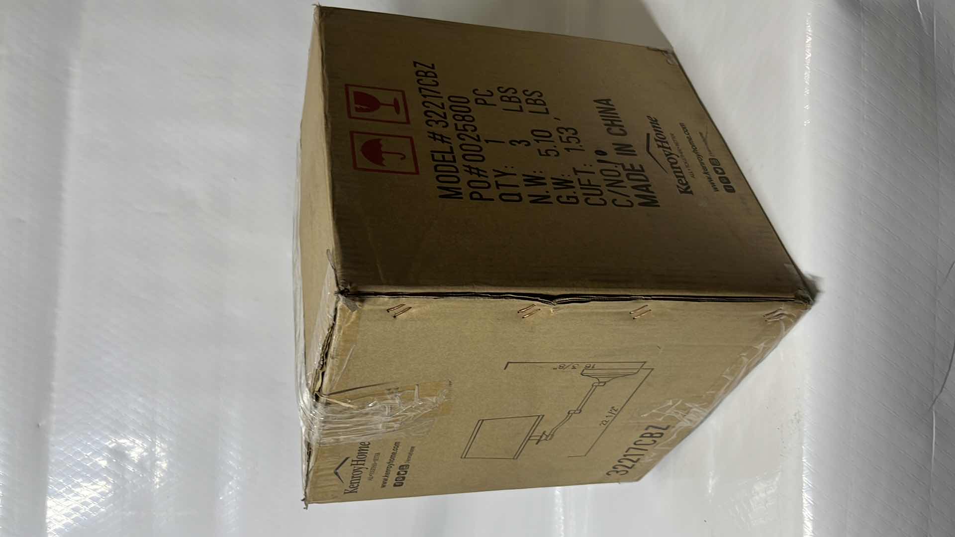 Photo 1 of NEW KENROY HOME RIVERSIDE SWING ARM CONVERTIBLE 16” LAMP, COPPER BRONZE FINISH (#32217CBZ)