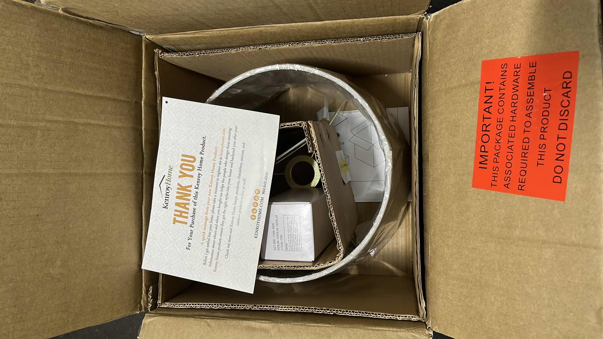 Photo 1 of NEW KENROY HOME RIVERSIDE SWING ARM CONVERTIBLE 16” LAMP, COPPER BRONZE FINISH (#32217CBZ)