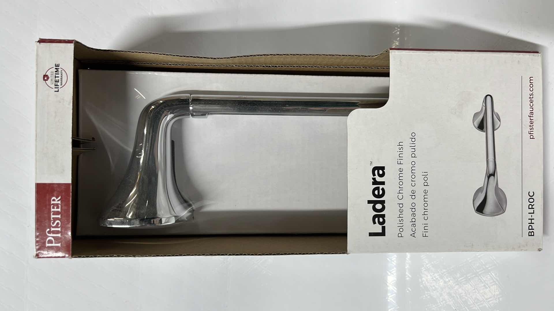 Photo 1 of 3- NEW PFISTER LADERA COLLECTION POLISHED CHROME FINISH TOILET PAPER HOLDER (BPH-LROC)