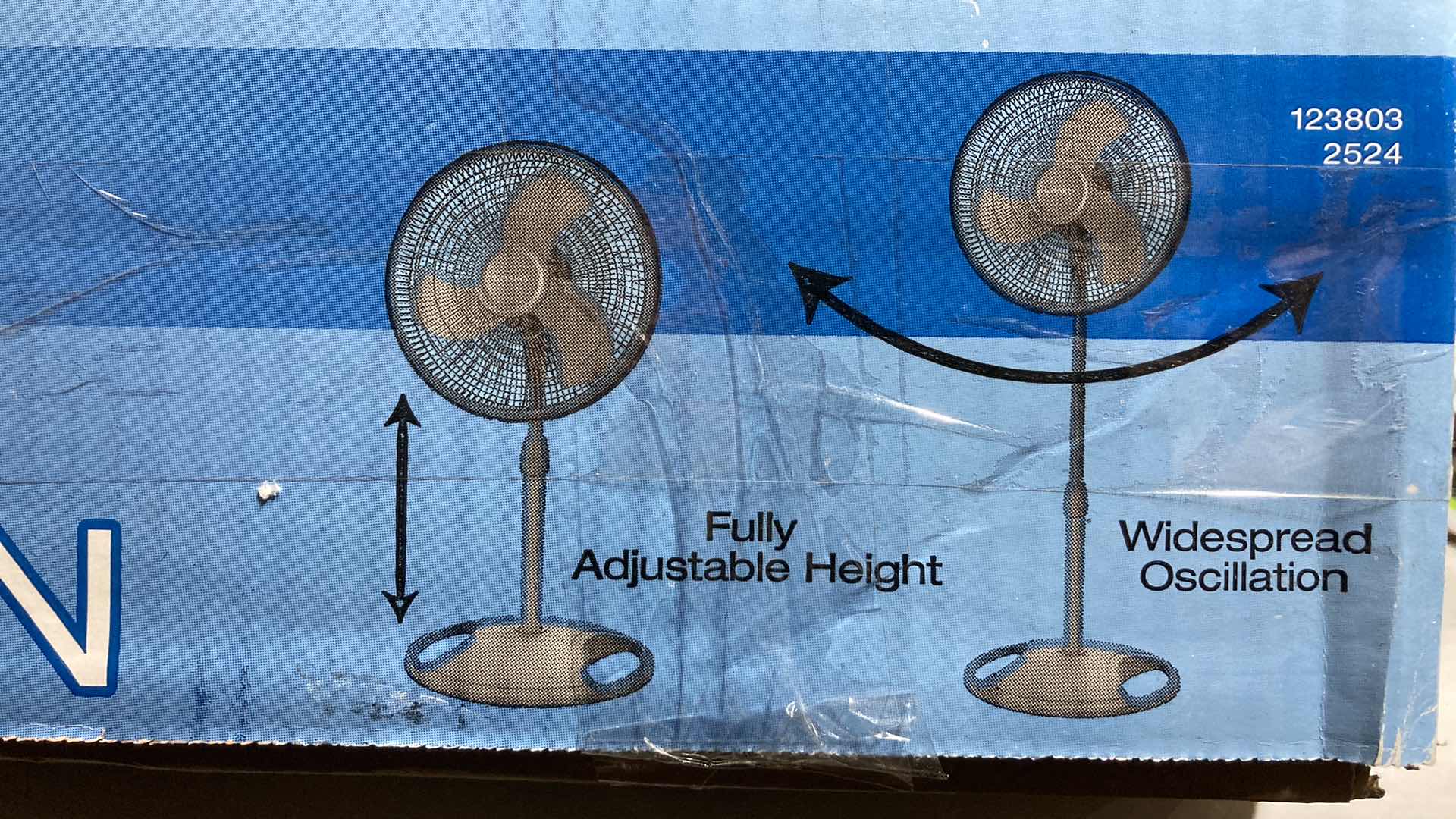 Photo 1 of NEW LASKO 3 SPEED 16” OSCILLATING GRAY PEDESTAL FAN