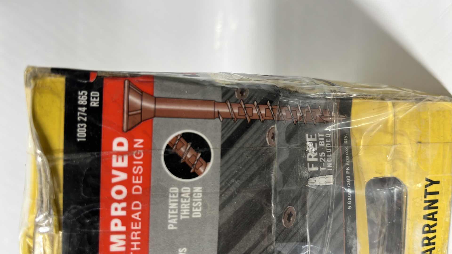 Photo 5 of DECKMATE 3” STAR DRIVE COATED SCREWS, 5LB NET WEIGHT, RED (1003 274 865)