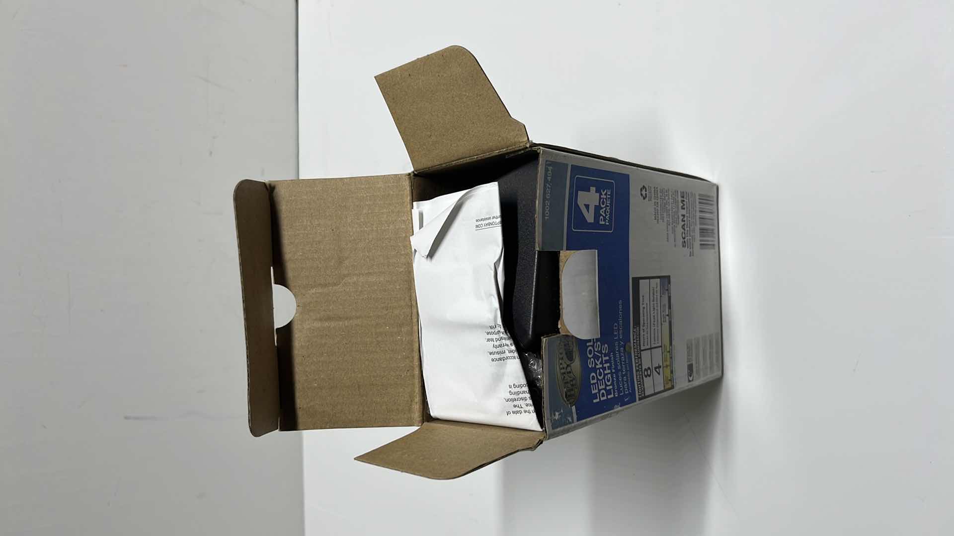 Photo 1 of NEW HAMPTON BAY LED SOLAR DECK/STEP LIGHTS SET (4) BRONZE FINISH 1002 627 494