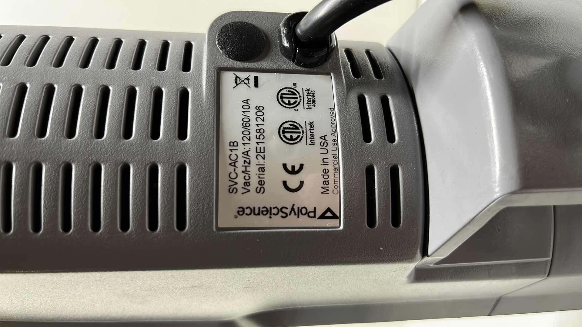 Photo 7 of POLYSCIENCE SOUS VIDE PROFESSIONAL CHEF SERIES IMMERSION CIRCULATOR MODEL SVC-AC1B W TRAVEL BAG