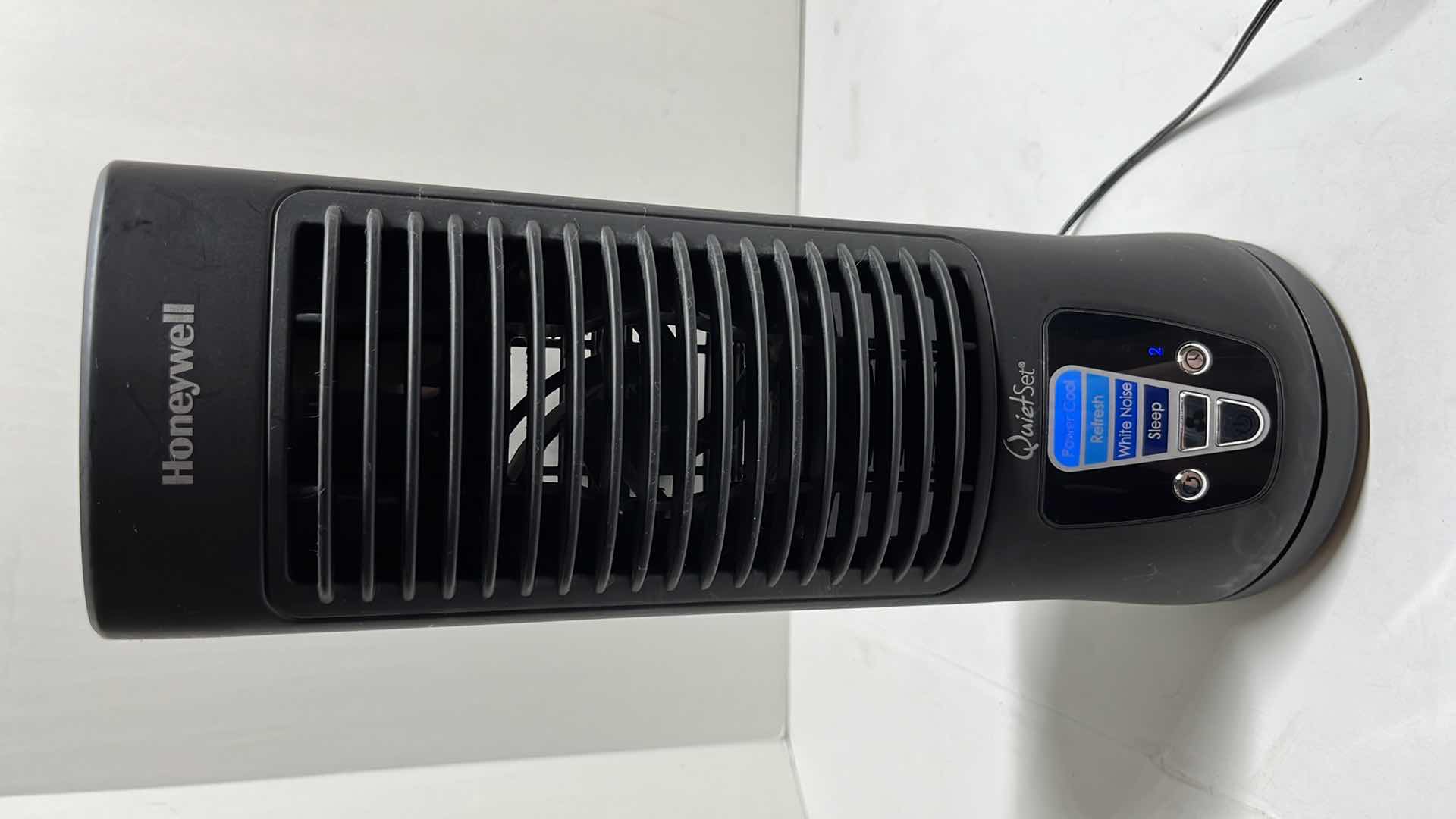 Photo 1 of HONEYWELL 13” QUIETSET MINI TOWER BLACK FAN MODEL HTF210B