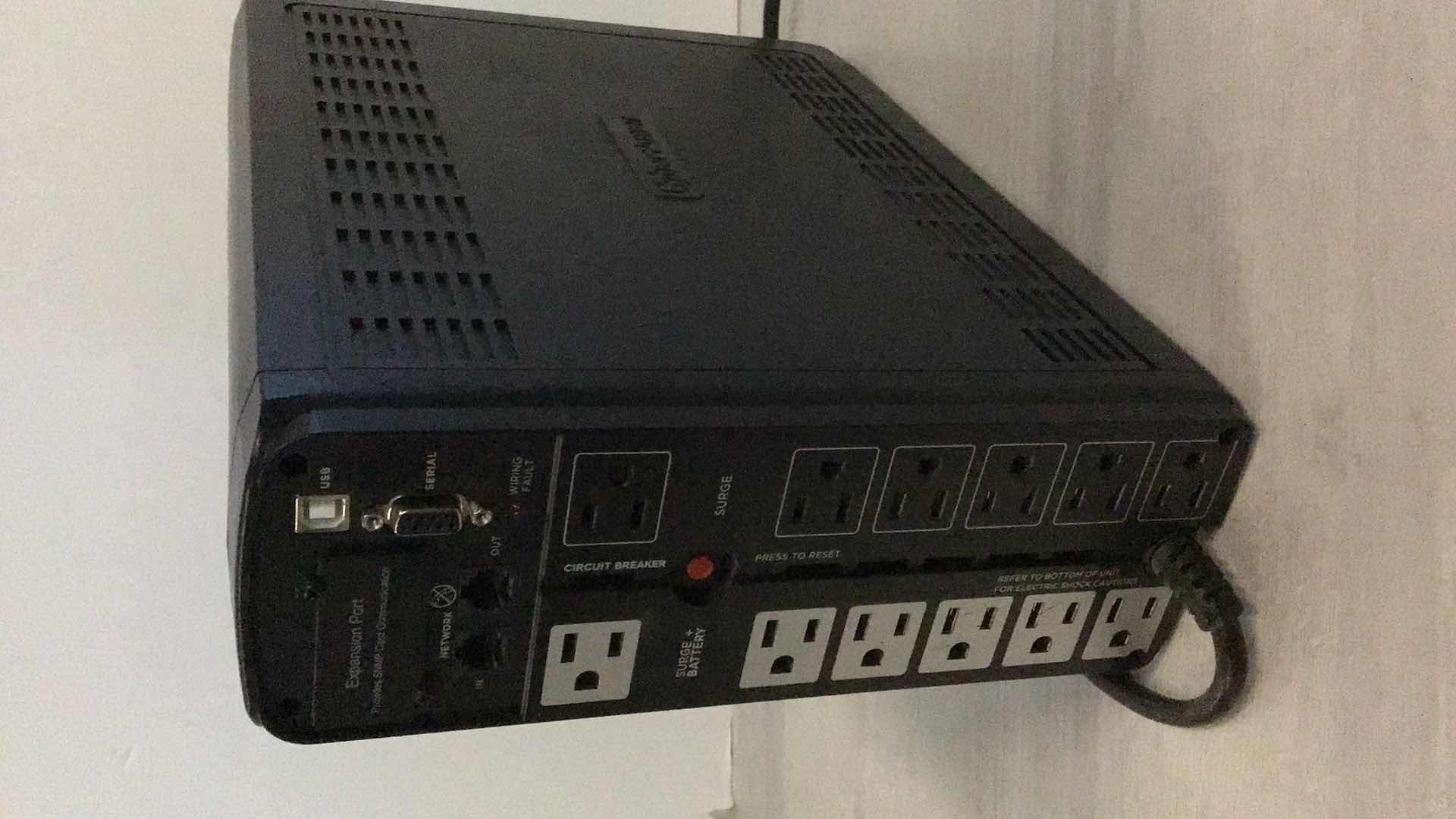 Photo 1 of CYBERPOWER PFC SINEWAVE UPS SYSTEM 1500VA/1000W 12 OUTLET MODEL CP1500PFCLCD