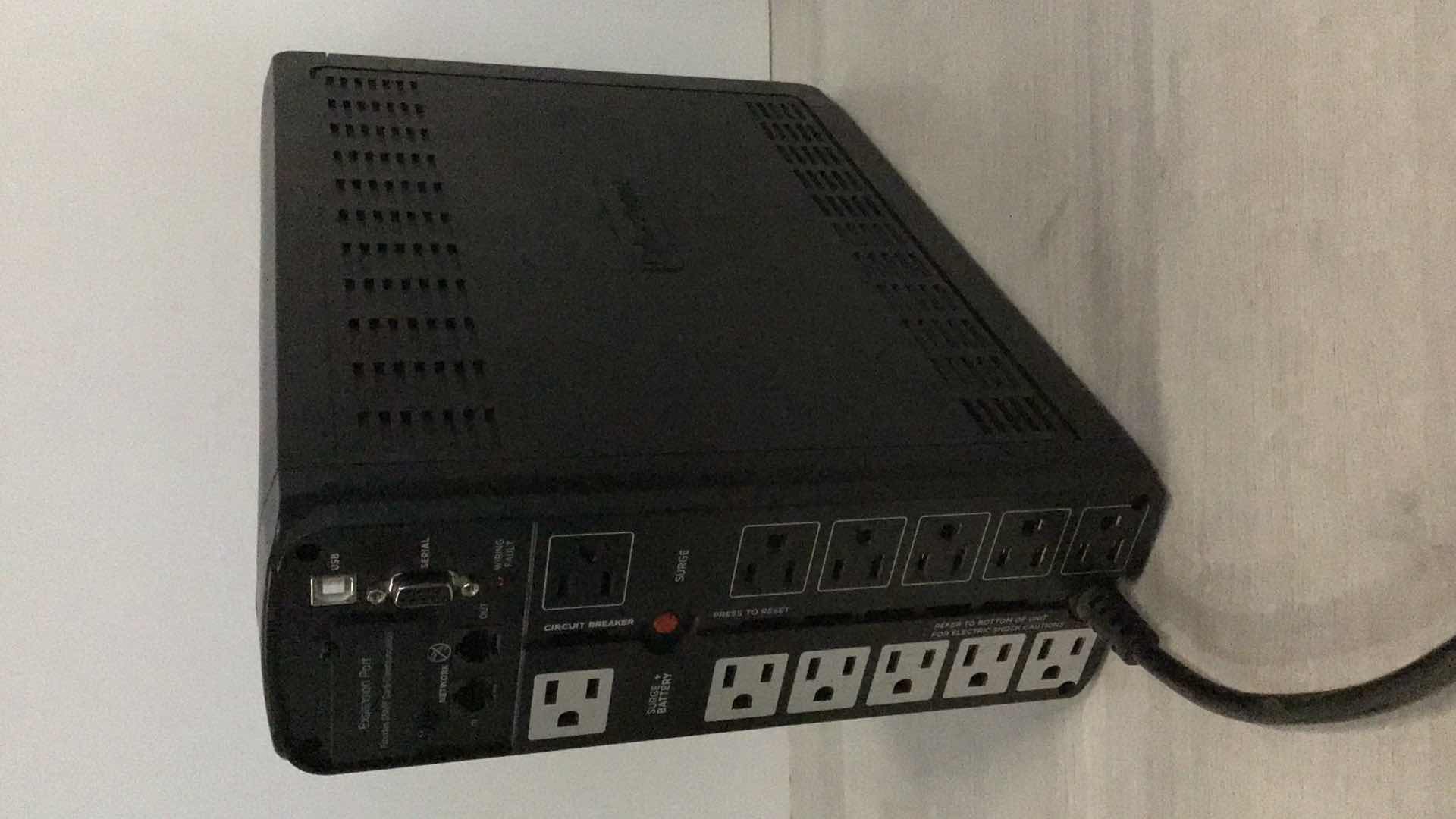 Photo 1 of CYBERPOWER PFC SINEWAVE UPS SYSTEM 1500VA/1000W 12 OUTLET MODEL CP1500PFCLCD