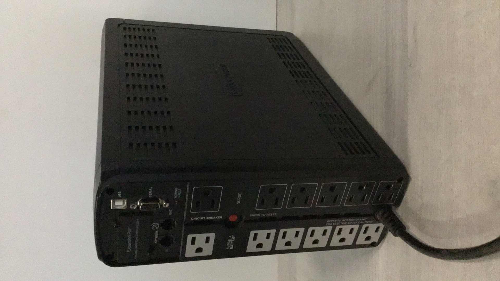 Photo 1 of CYBERPOWER PFC SINEWAVE UPS SYSTEM 1500VA/1000W 12 OUTLET MODEL CP1500PFCLCD